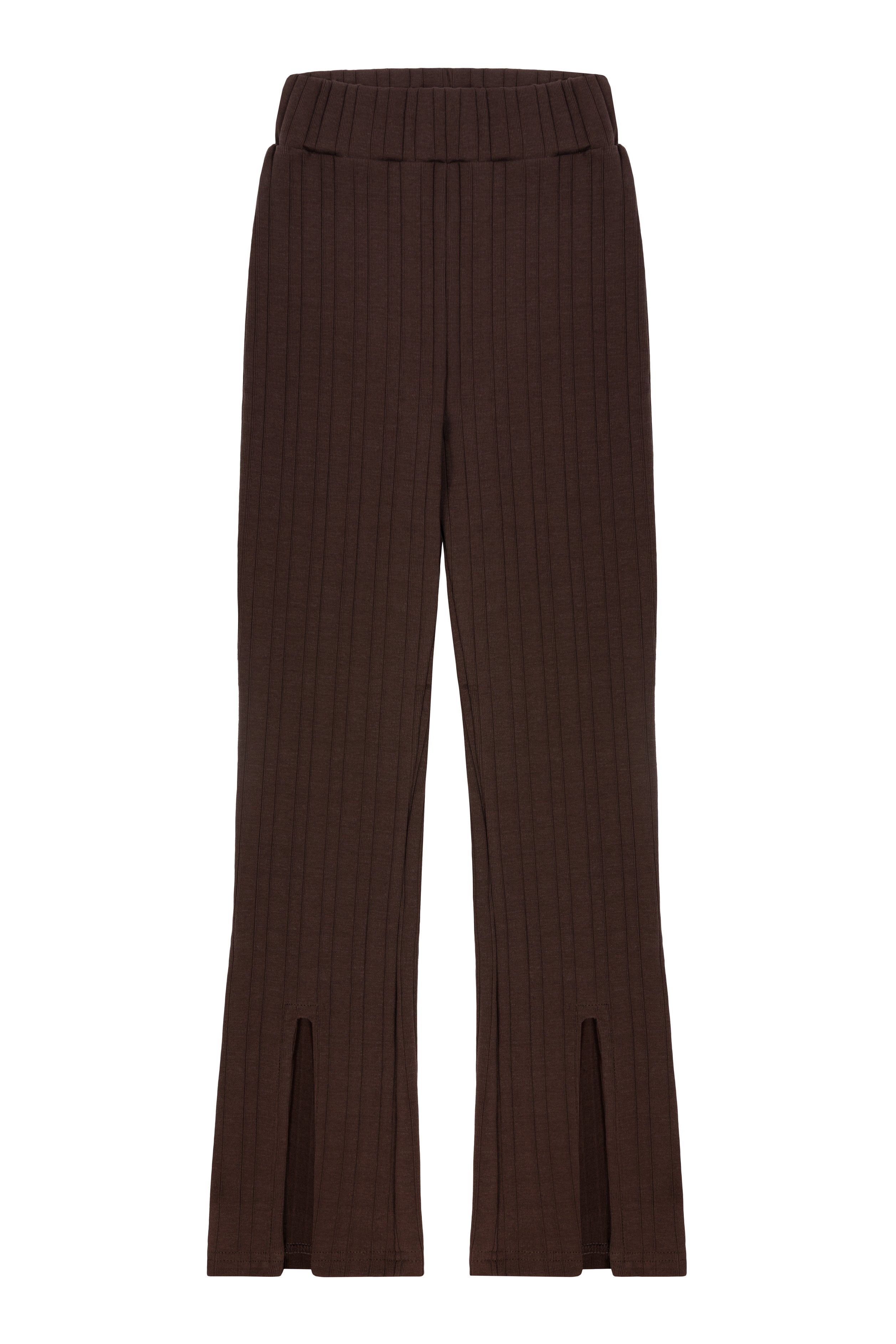 Slit Legging - Chocolate Mousse