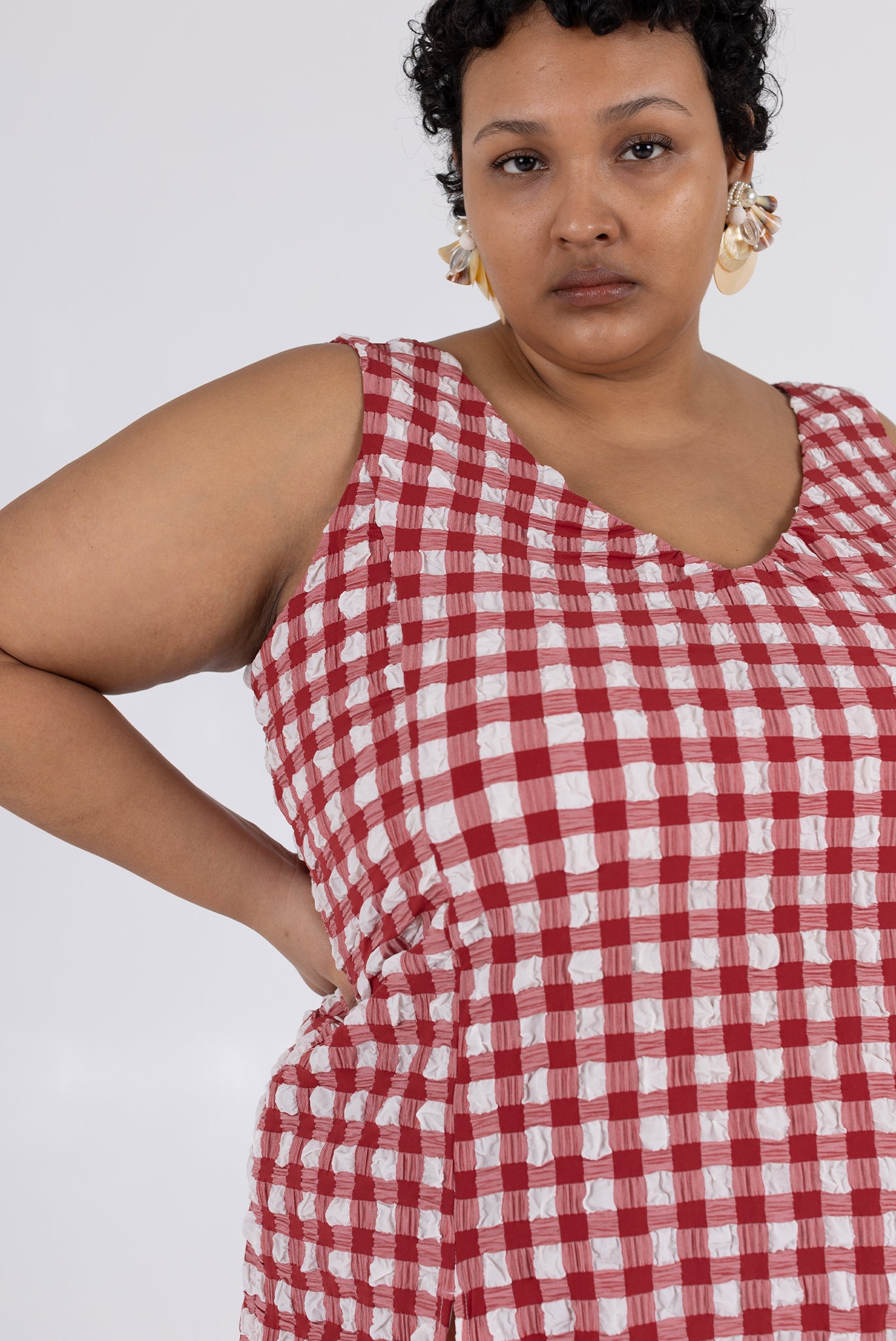 Camilla Dress - Lipstick Check 16 Camilla Dress - Lipstick Check