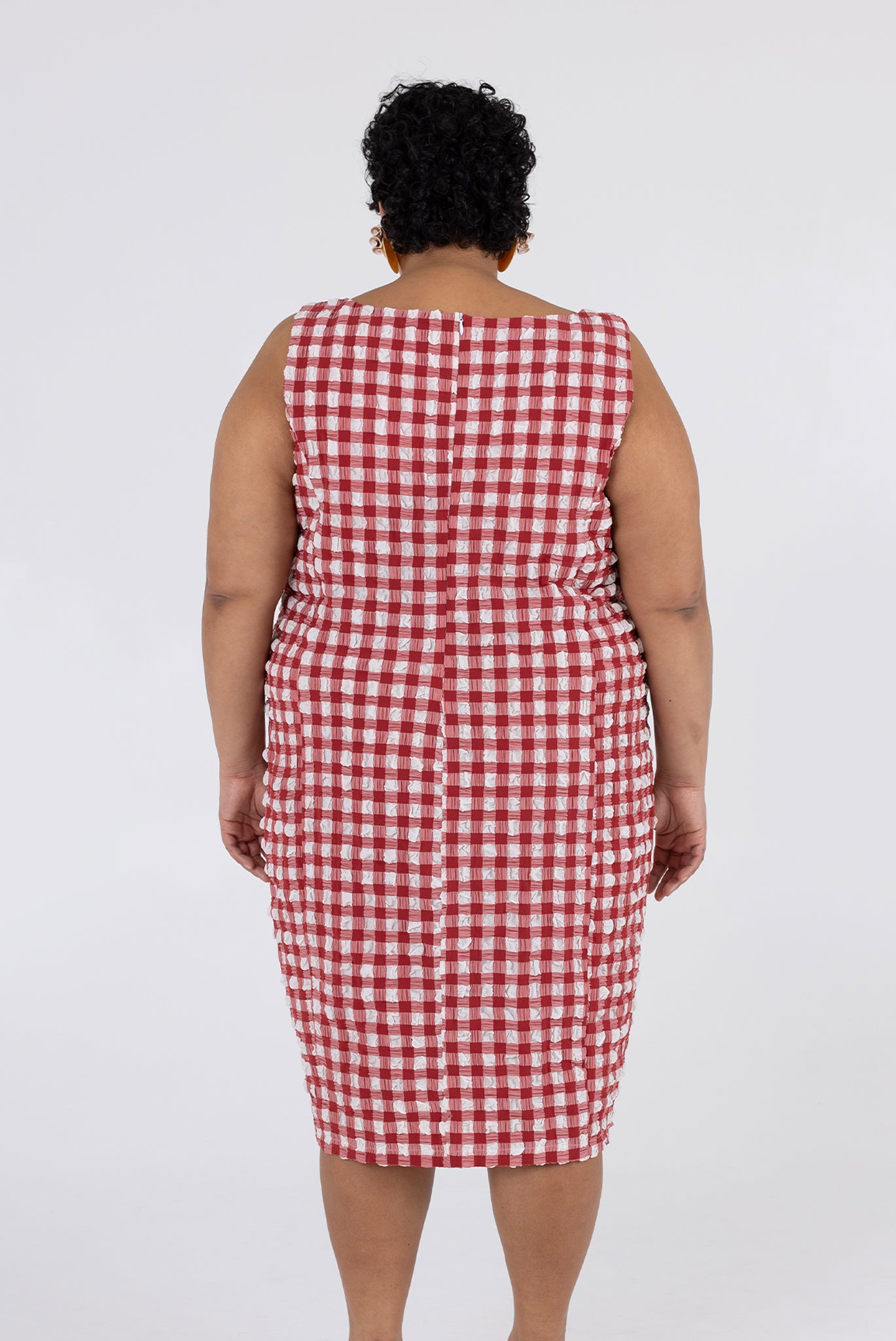Camilla Dress - Lipstick Check 17 Camilla Dress - Lipstick Check