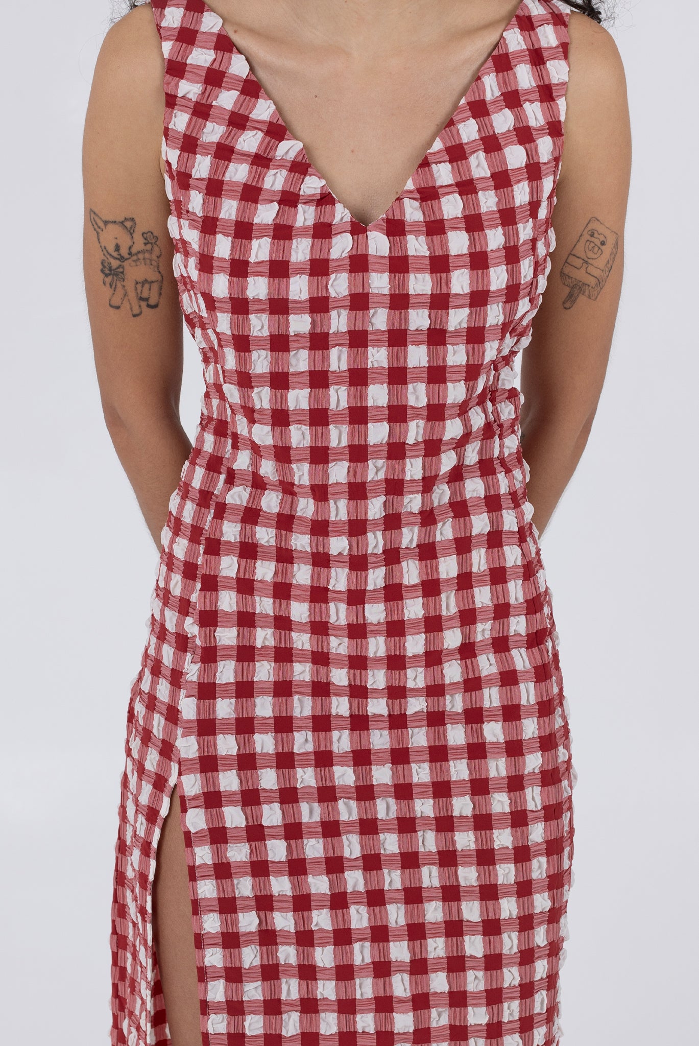 Camilla Dress - Lipstick Check 6 Camilla Dress - Lipstick Check