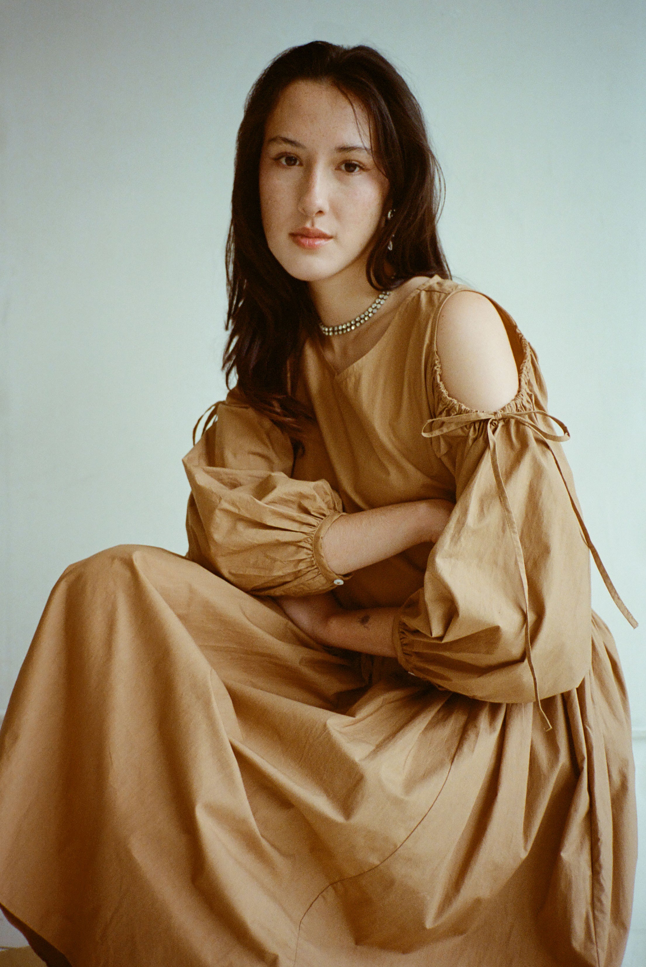 Amber Dress - Iced Coffee 11 Amber Dress - Iced Coffee