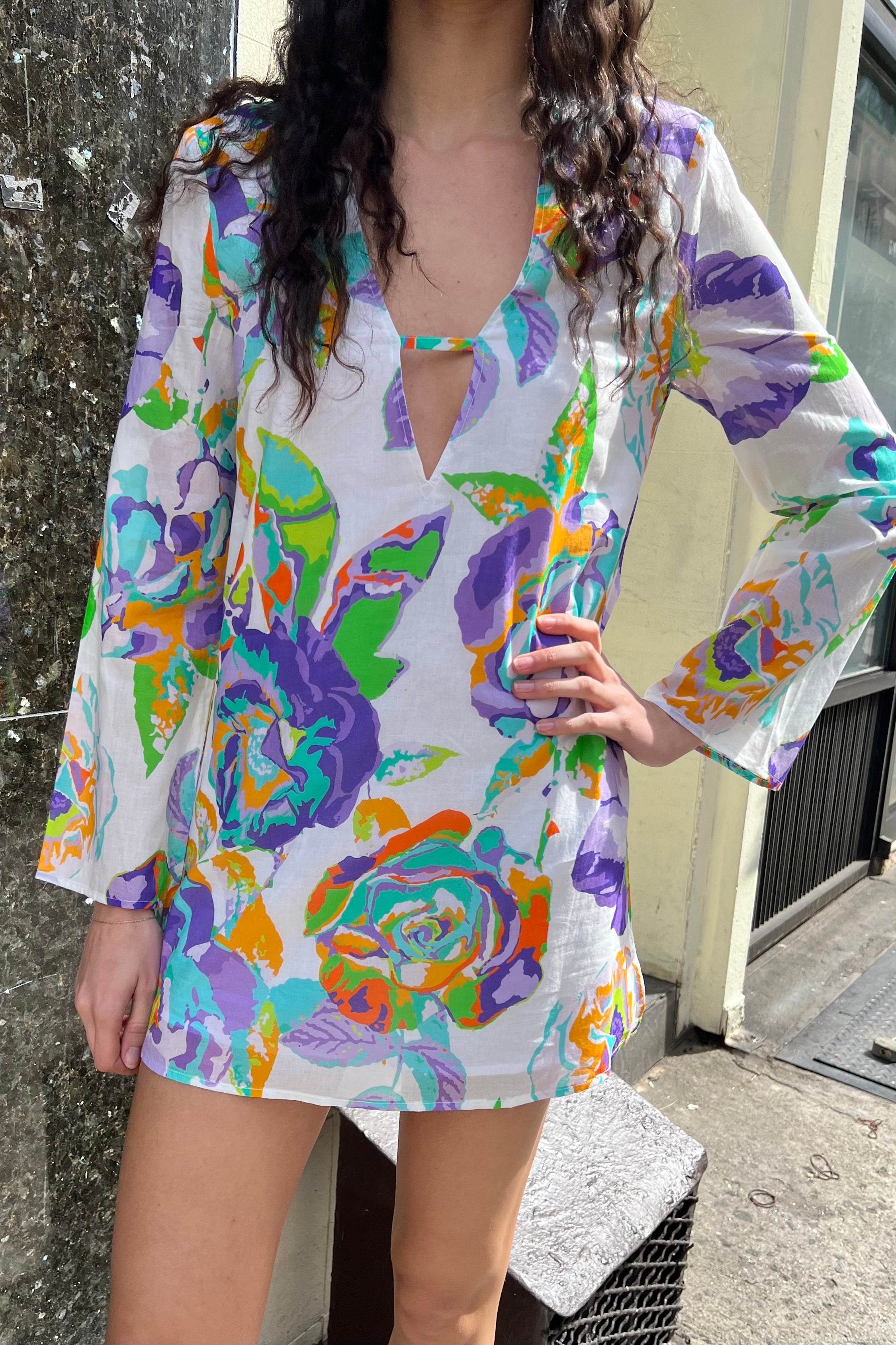 Tunic Dress Sample - Digital Rose