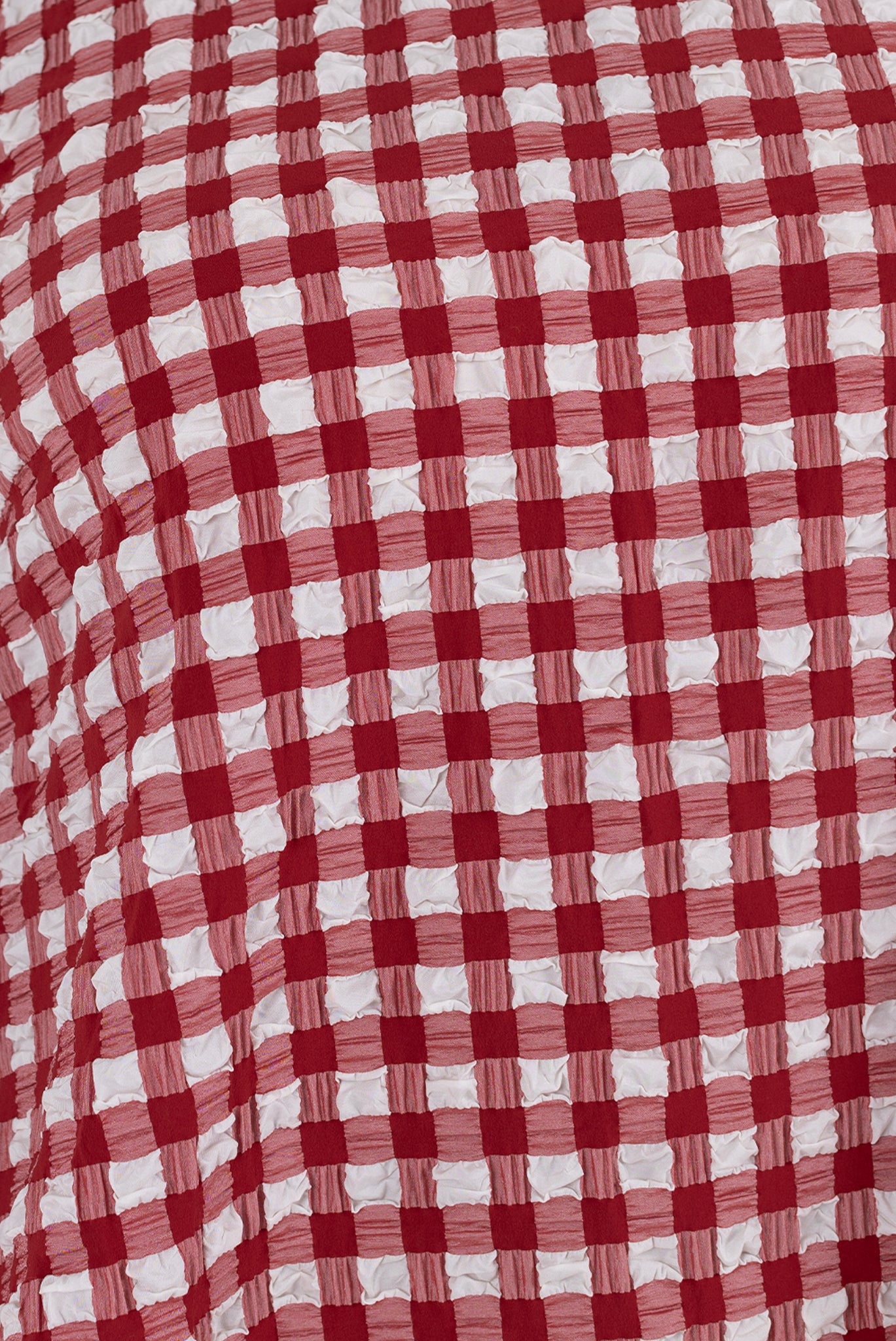 Isabella Top - Lipstick Check 7 Isabella Top - Lipstick Check