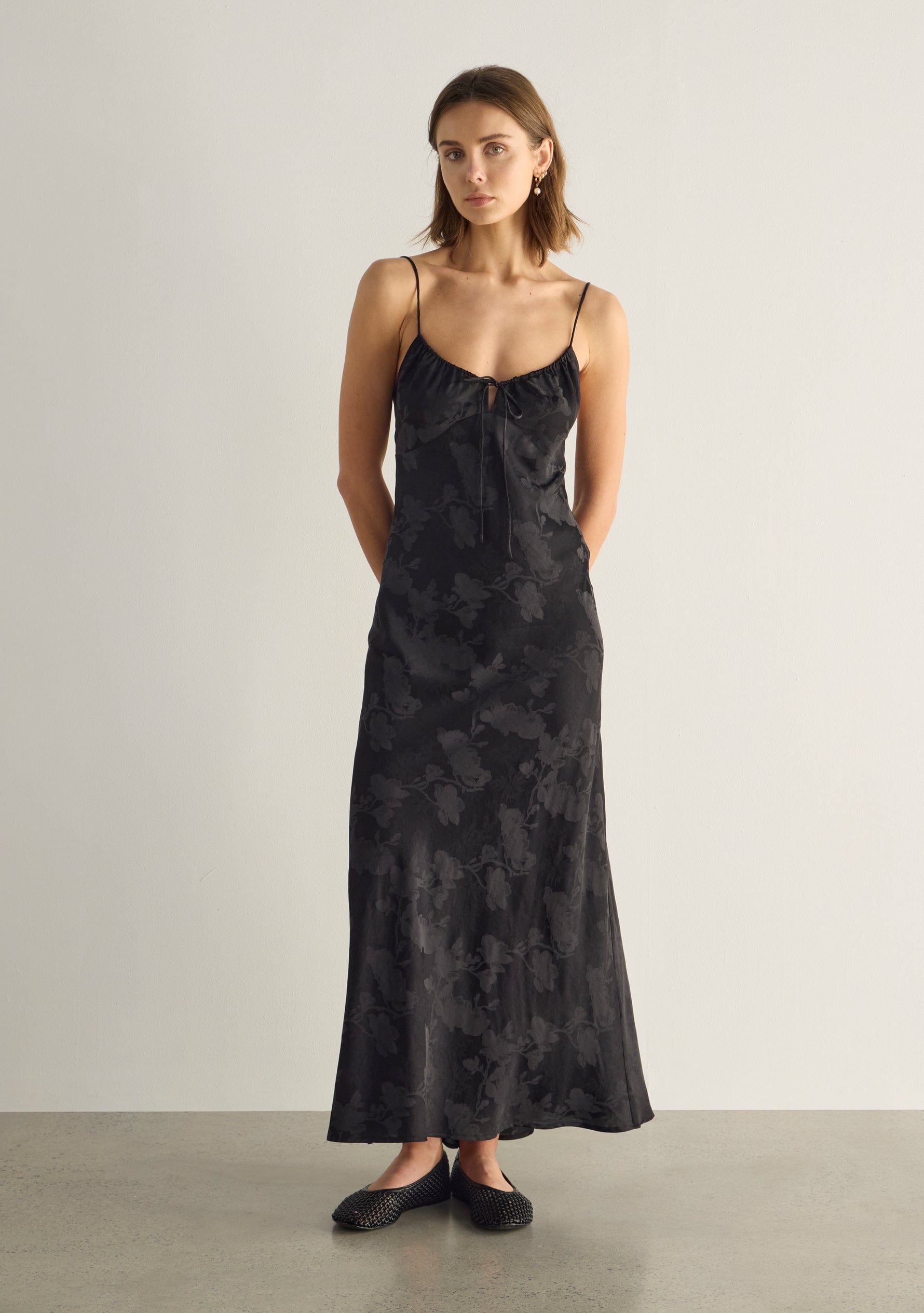 Anne Tie Maxi Dress