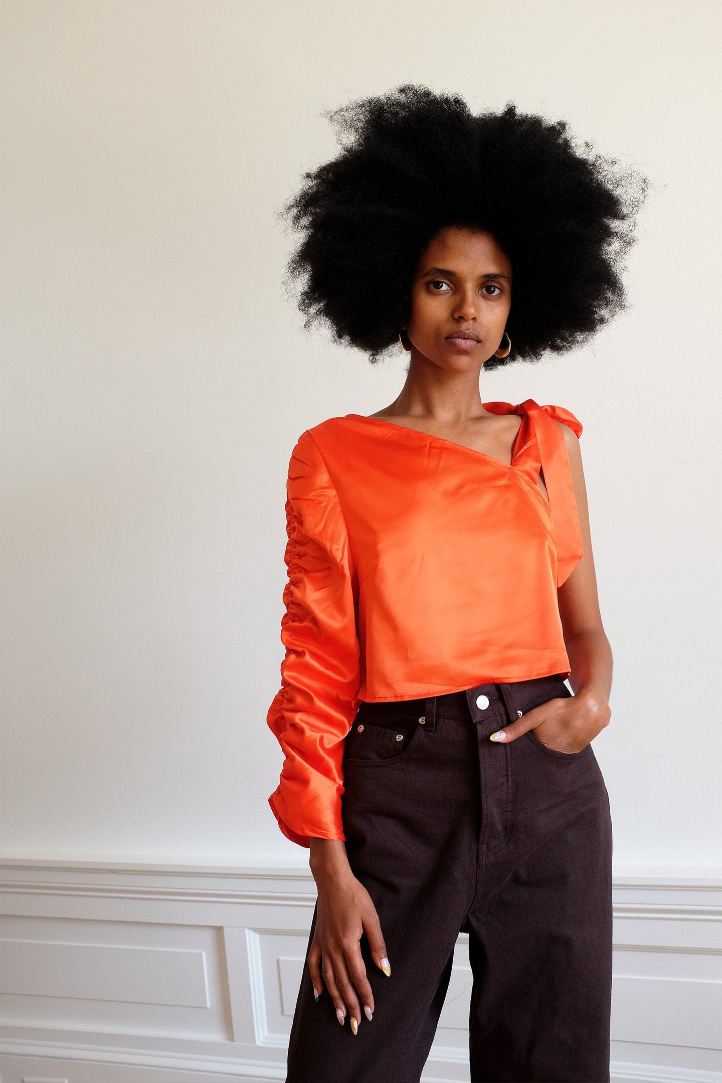 Kellie Top - Construction Orange