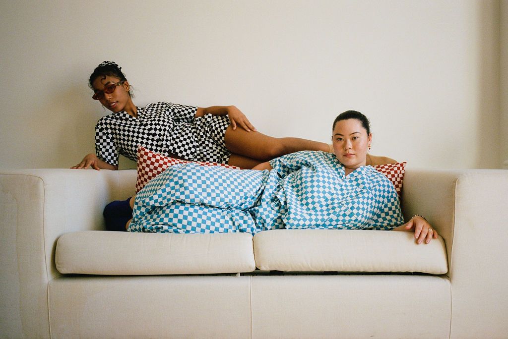 Long Lounge BOTTOM ONLY - Aqua Check 6 Long Lounge BOTTOM ONLY - Aqua Check