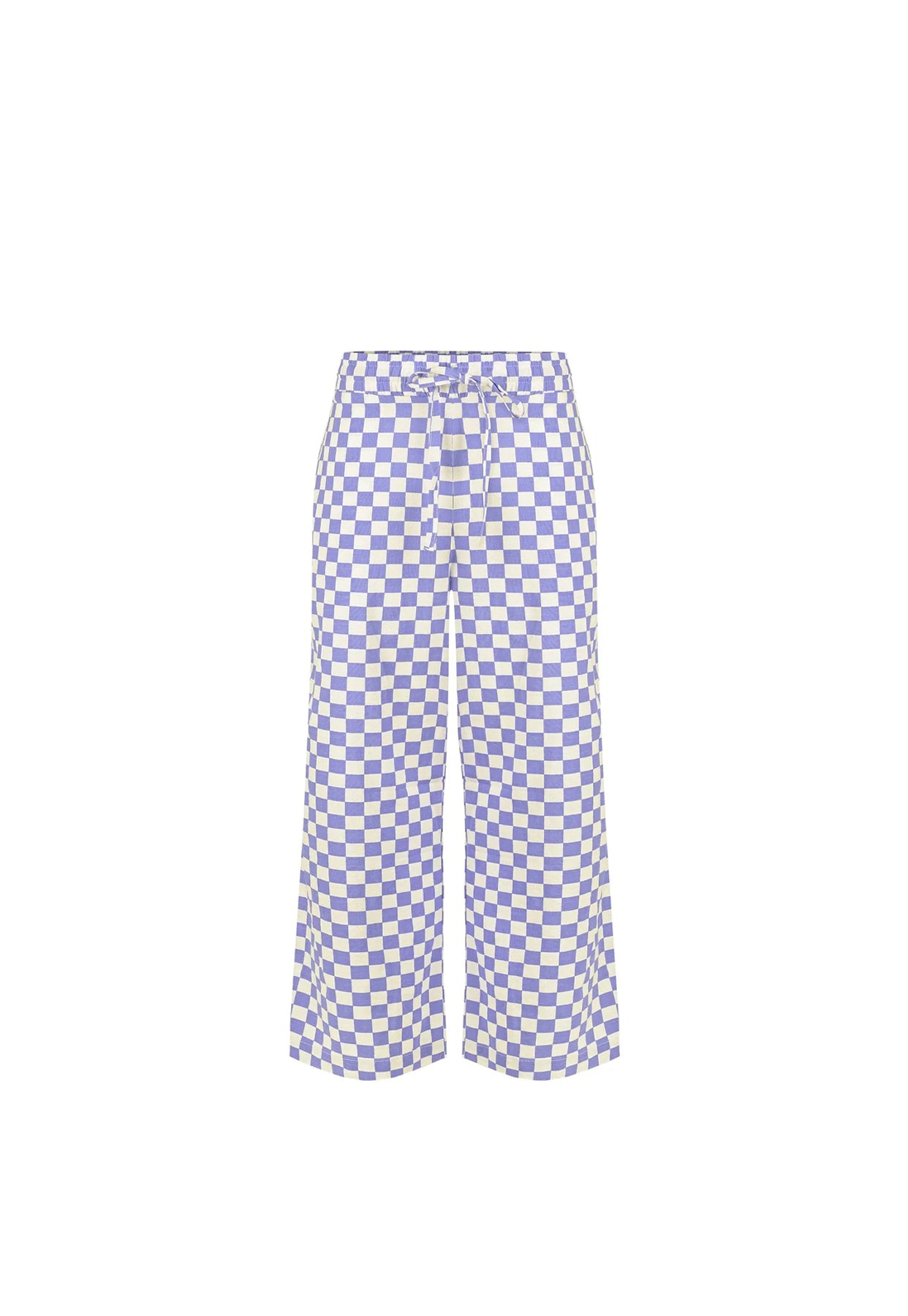 Lounge Pants - Lilac Check