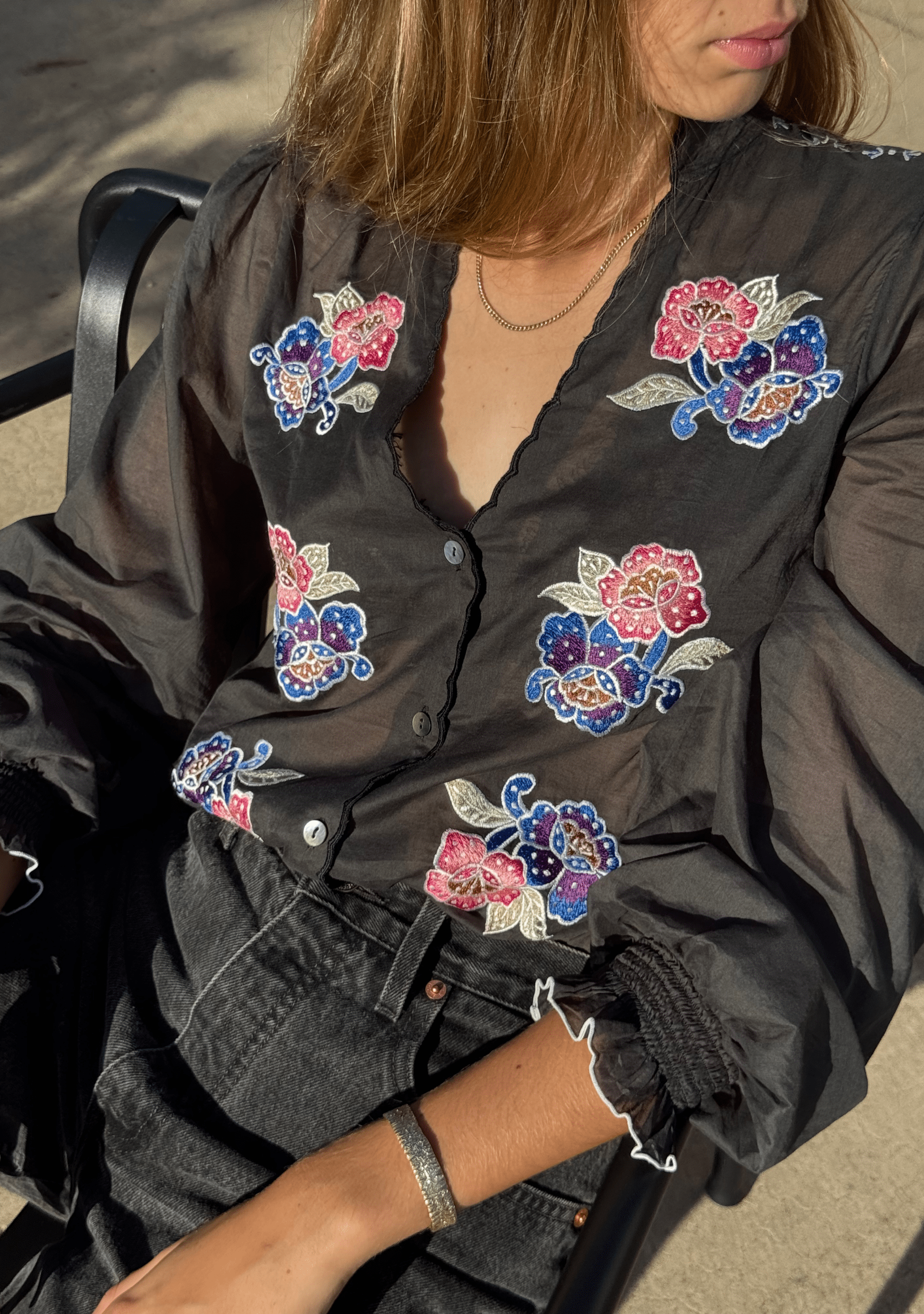 Gisele Embroidered Blouse
