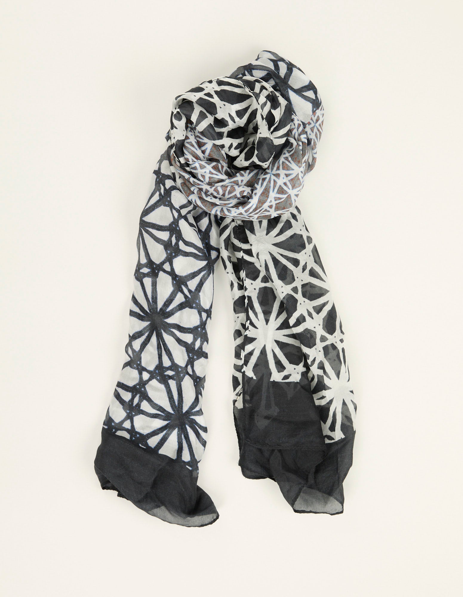 SHIBORI SILK SCARF