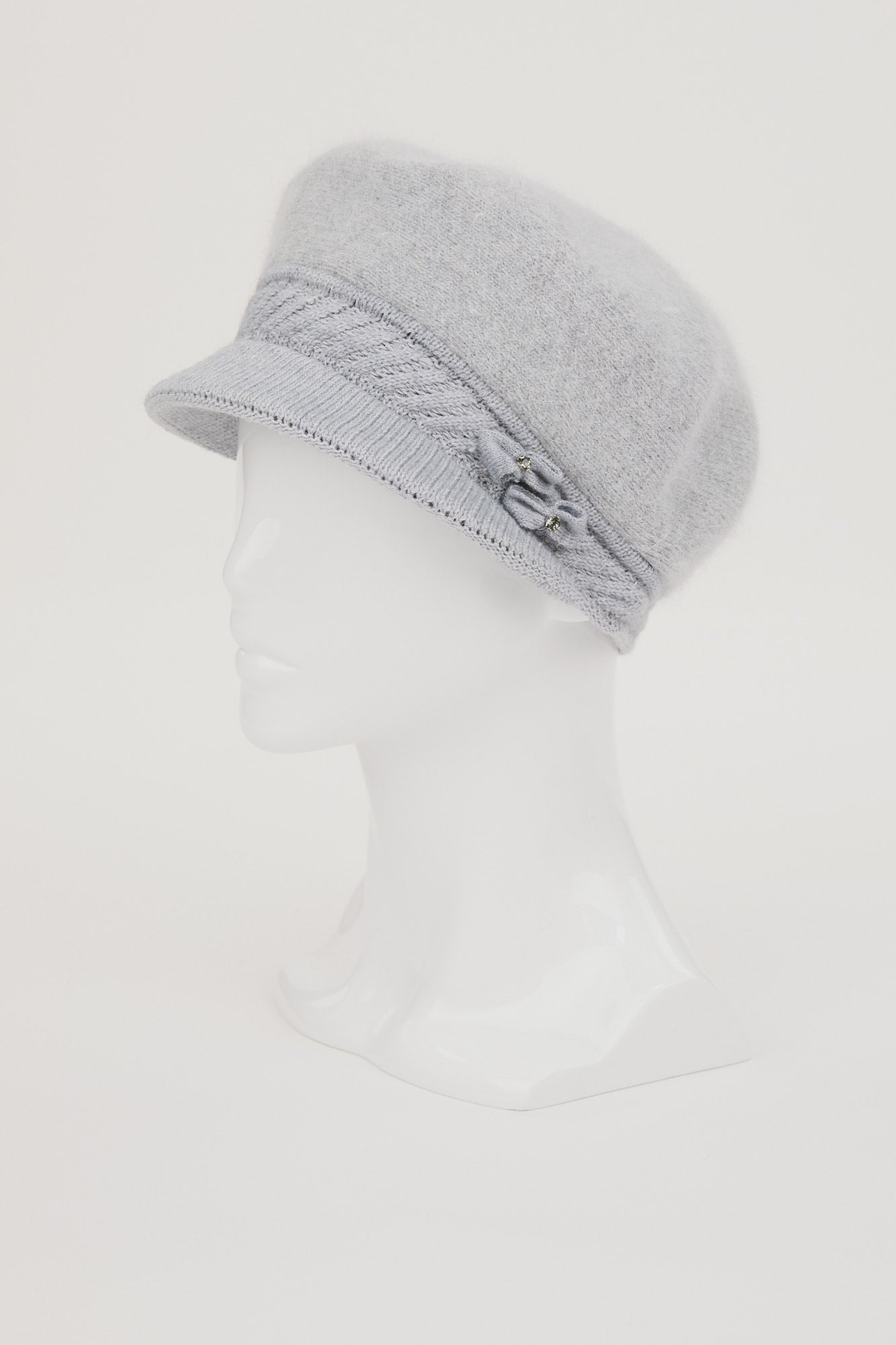 VIOLETTA PEAKED KNIT HAT