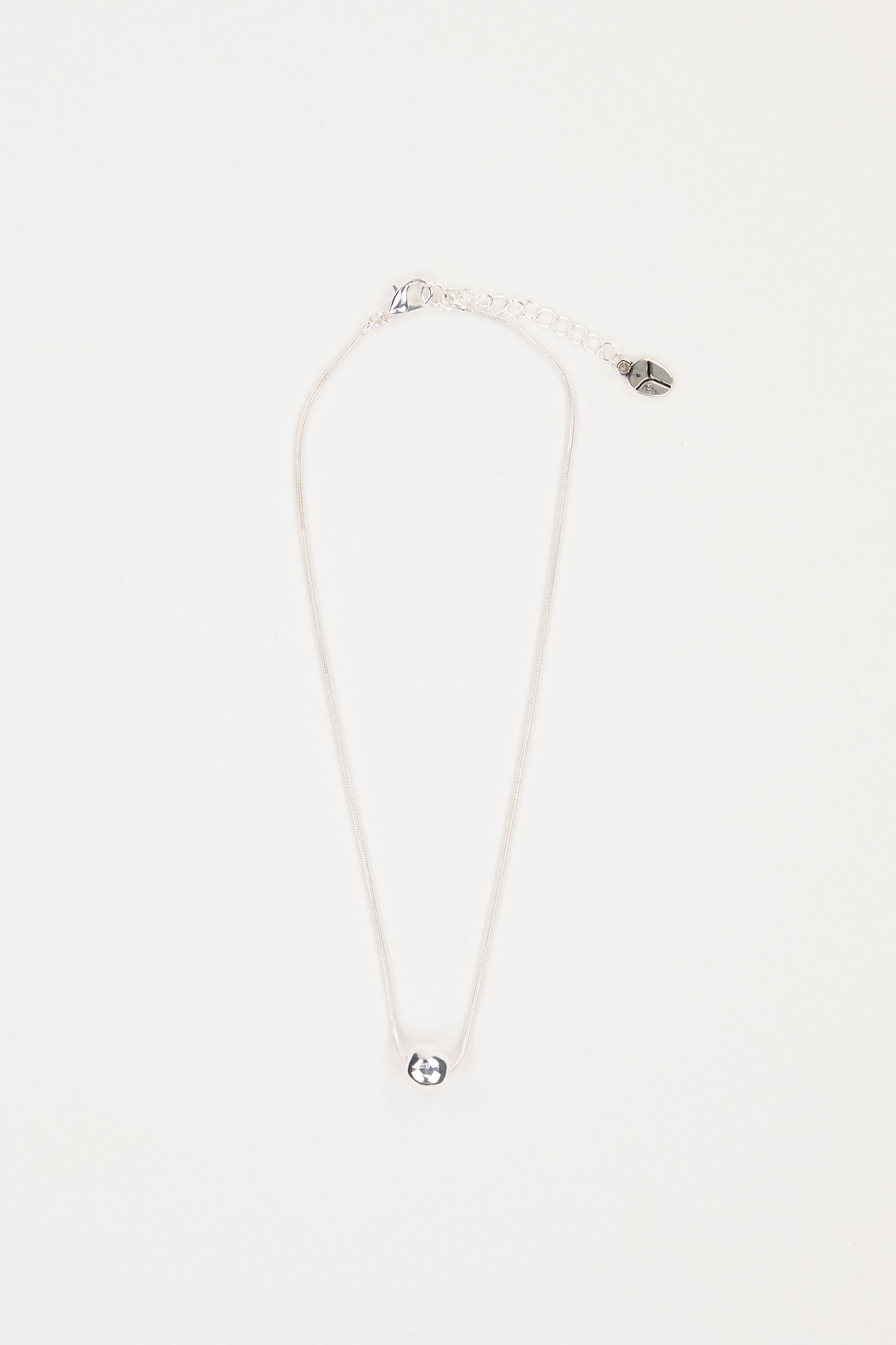 ROLO BALL CHARM NECKLACE 3 ROLO BALL CHARM NECKLACE