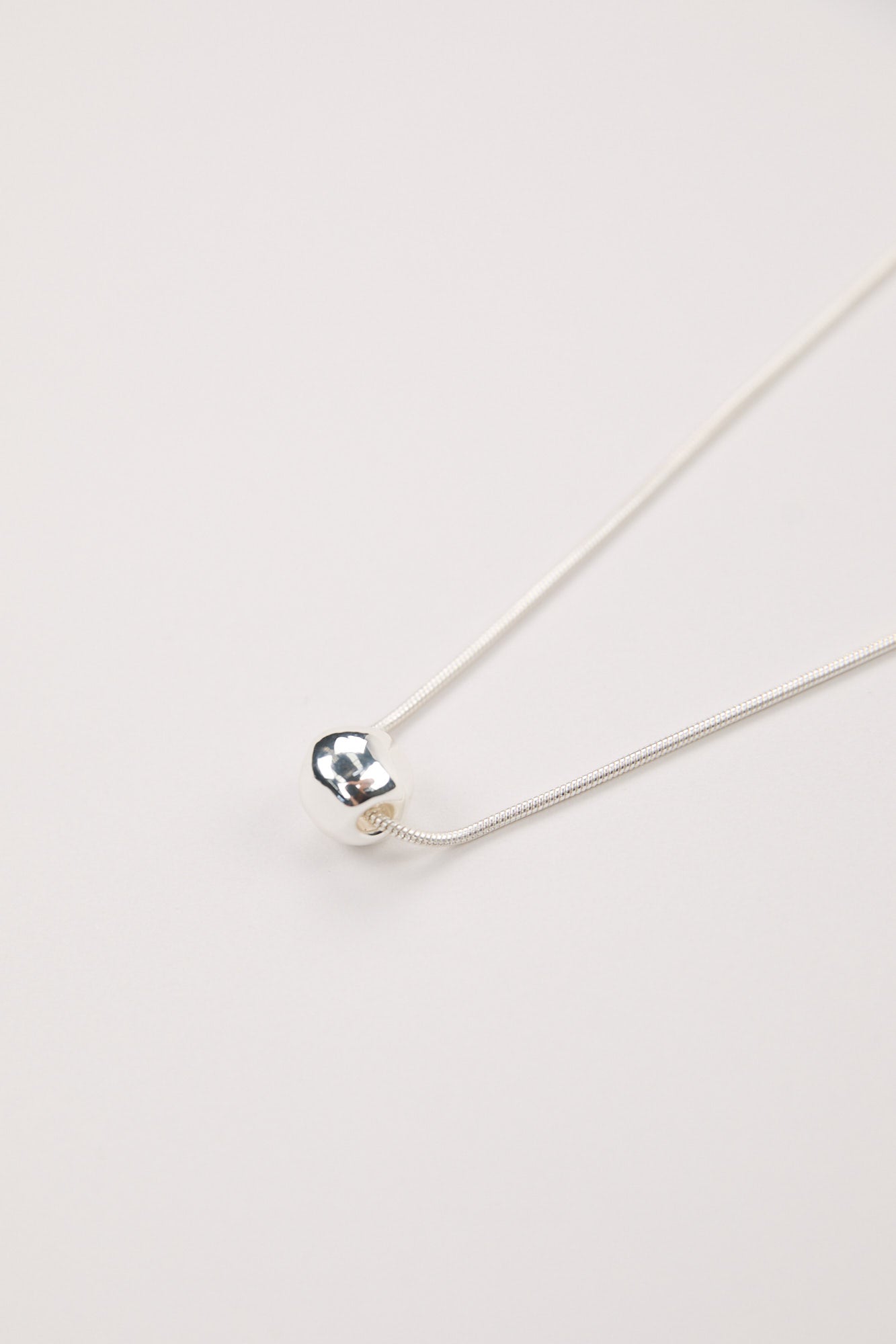 ROLO BALL CHARM NECKLACE 4 ROLO BALL CHARM NECKLACE