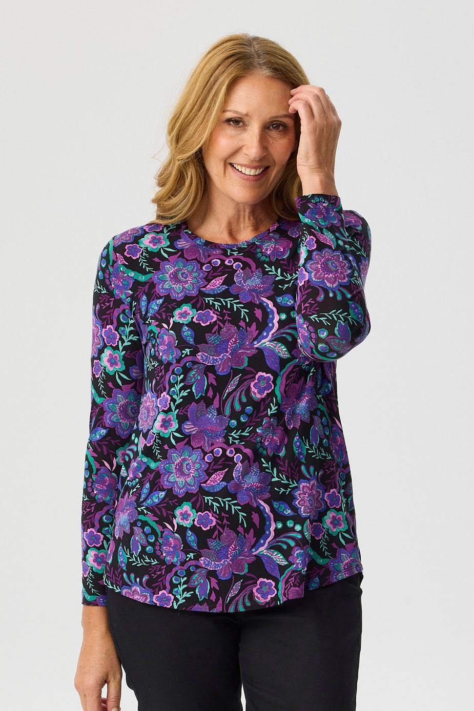 ANDREA LONG SLEEVE TOP
