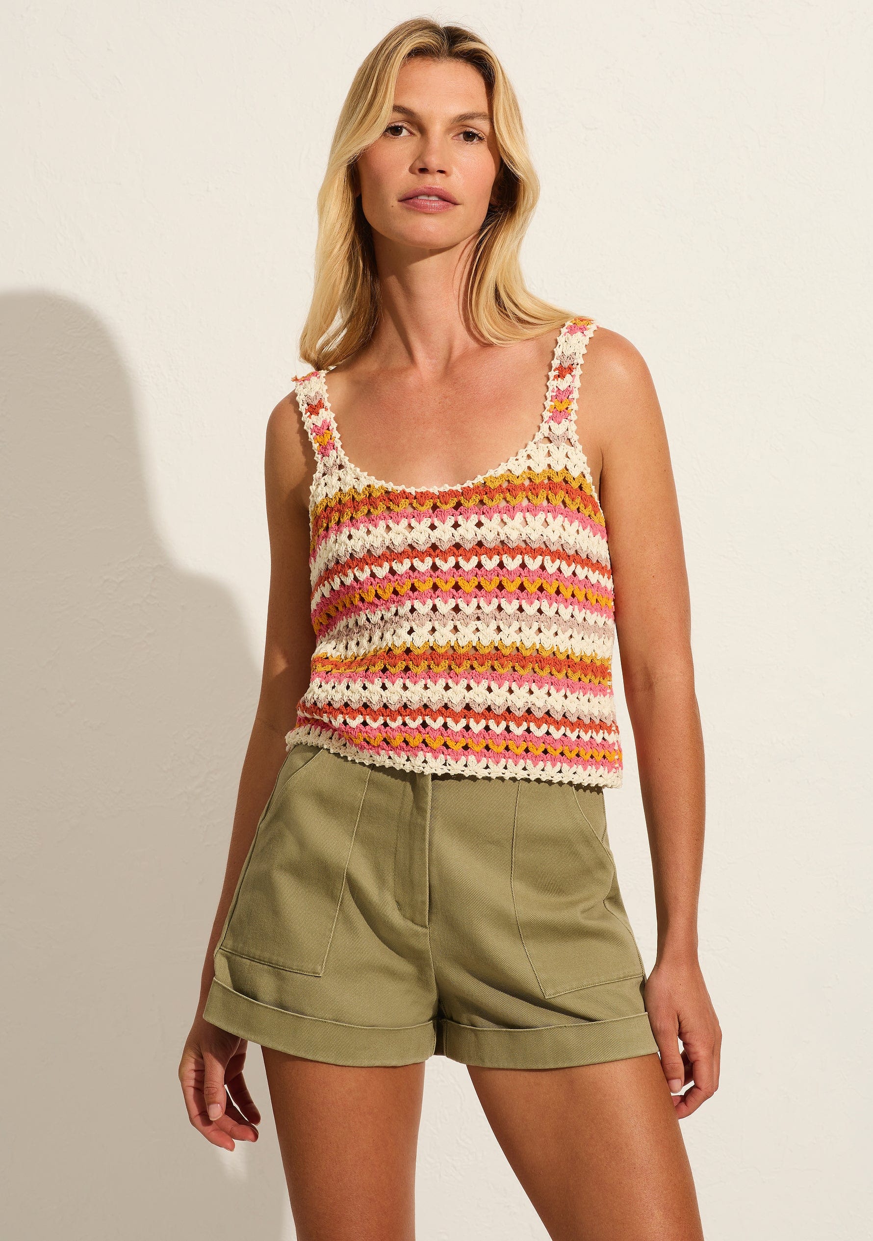 Taja Crochet Cami