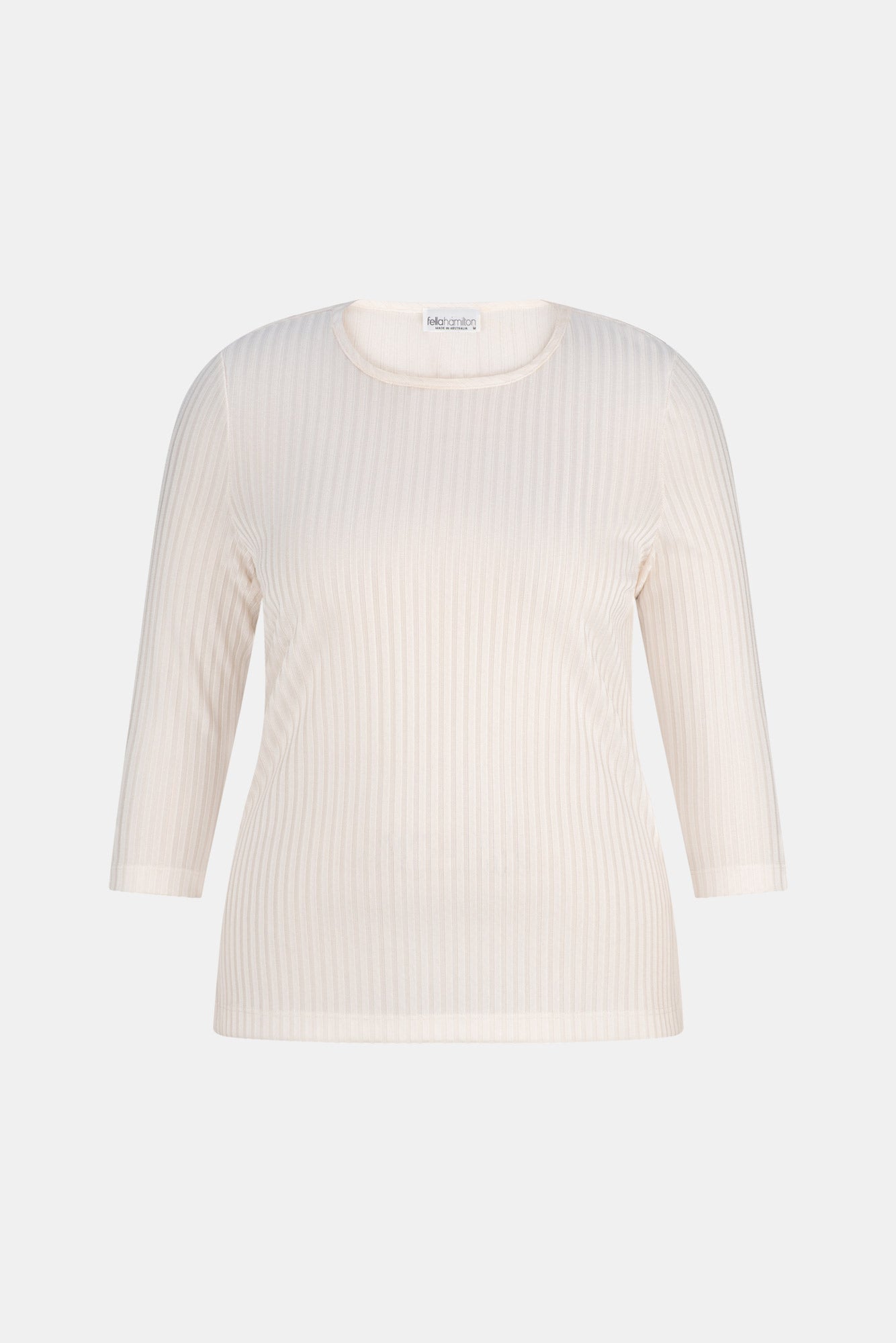 GIBNEY RIB 3/4 SLEEVE TOP 8 GIBNEY RIB 3/4 SLEEVE TOP