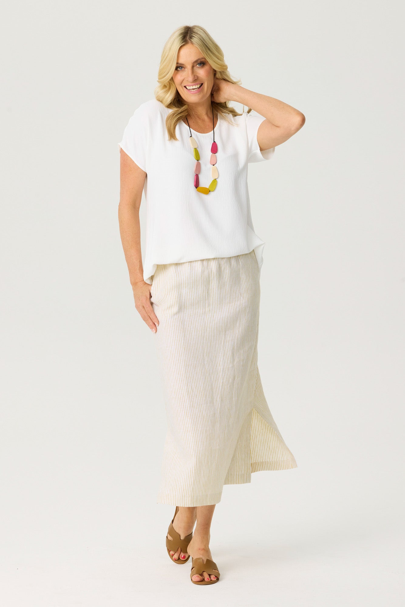 BELIEVE PULL ON SIDE SPLITS SKIRT 3 BELIEVE PULL ON SIDE SPLITS SKIRT