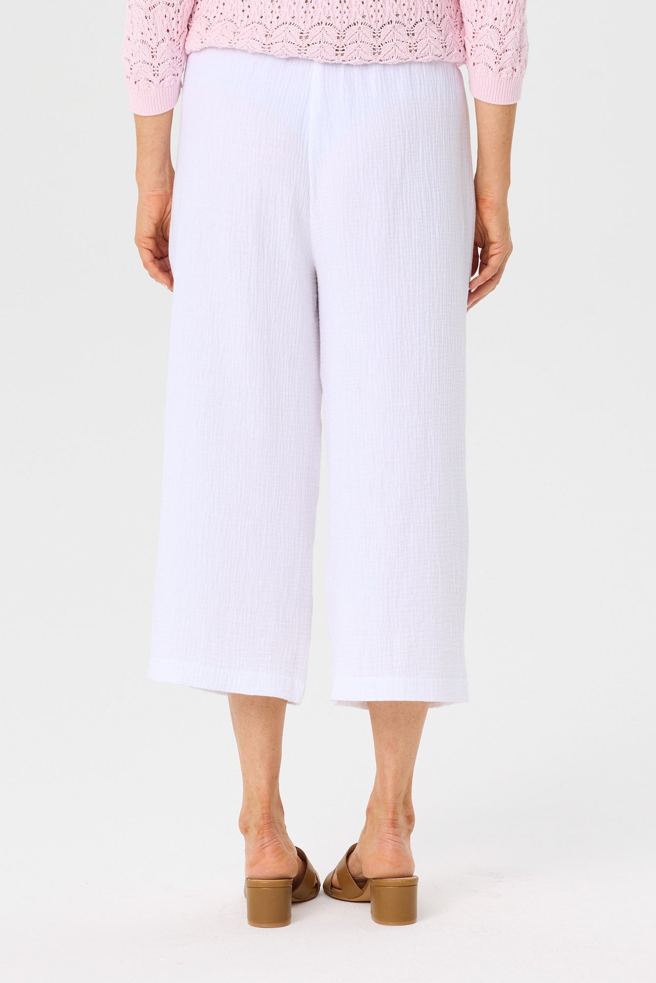 BUBBLE CROP WIDE LEG PANT 5 BUBBLE CROP WIDE LEG PANT