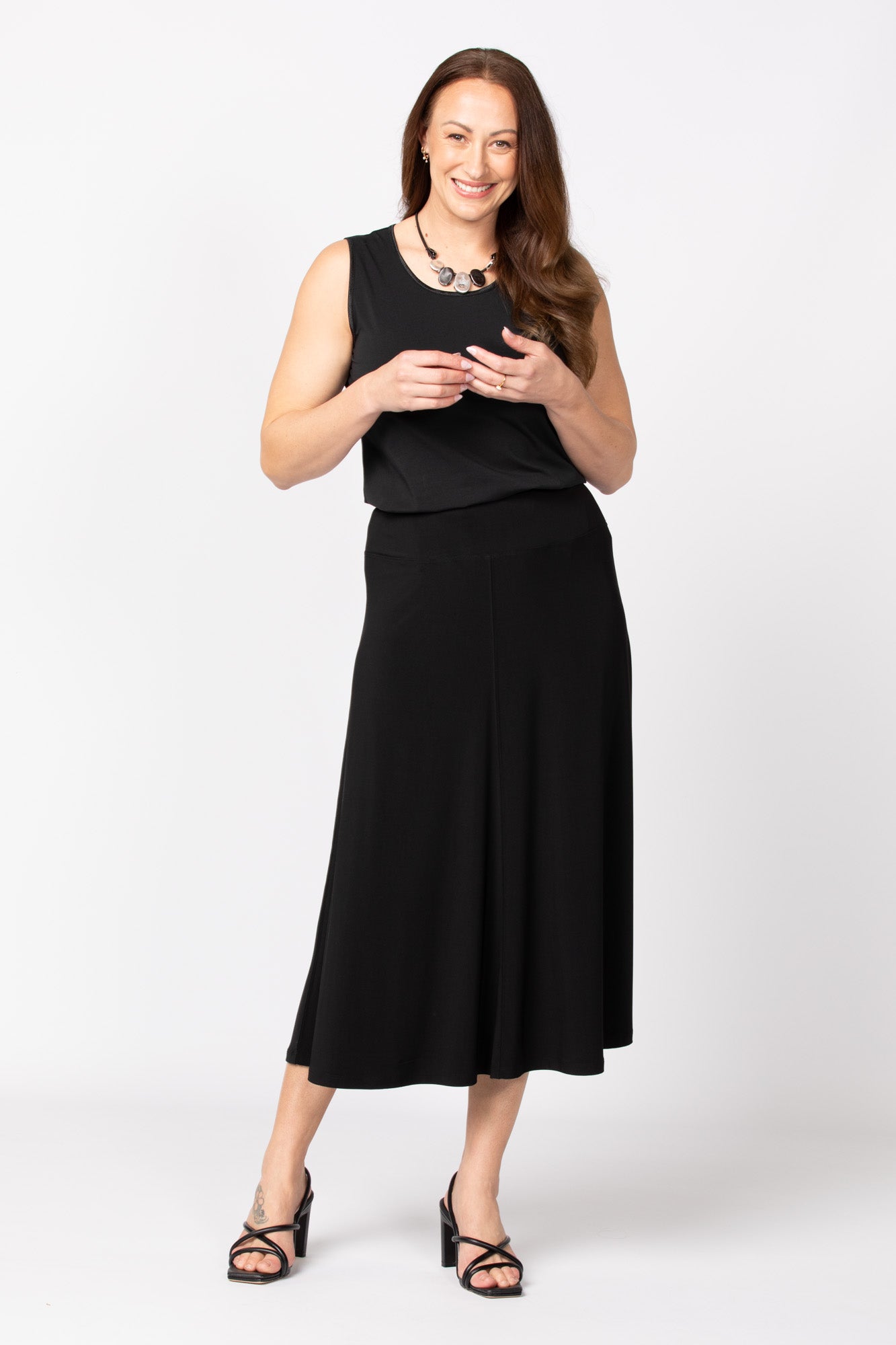HUSH FLARED MIDI SKIRT 3 HUSH FLARED MIDI SKIRT