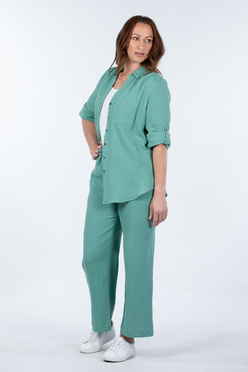 BUBBLE 3/4 SLEEVE SHIRT 6 BUBBLE 3/4 SLEEVE SHIRT