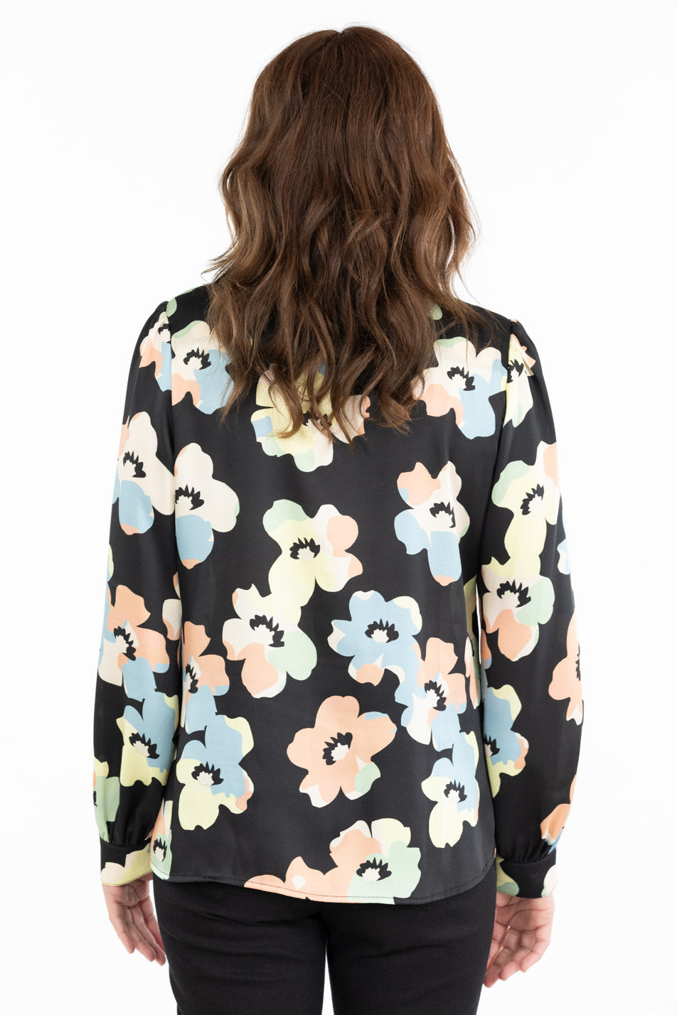 MOD FLORAL TIE BLOUSE 4 MOD FLORAL TIE BLOUSE