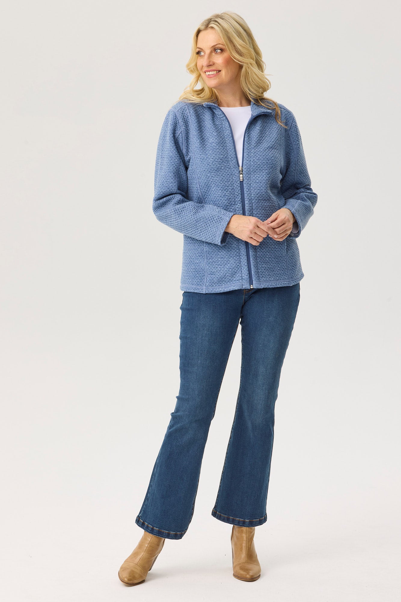 NEVE TEXTURED ZIP UP JACKET 3 NEVE TEXTURED ZIP UP JACKET