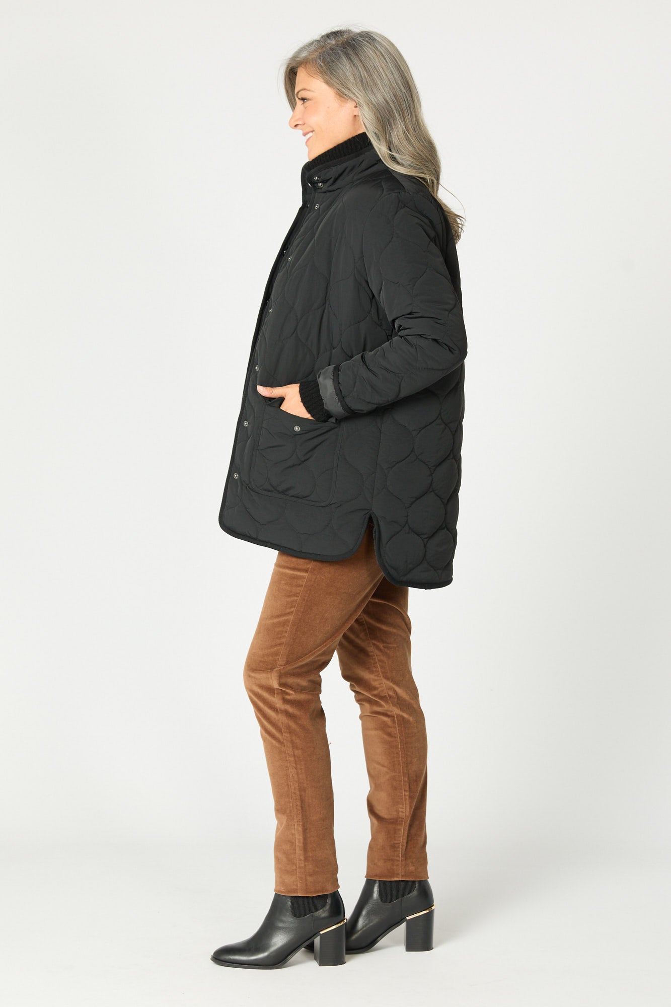 MOORS FAUX FUR LINED JACKET 4 MOORS FAUX FUR LINED JACKET