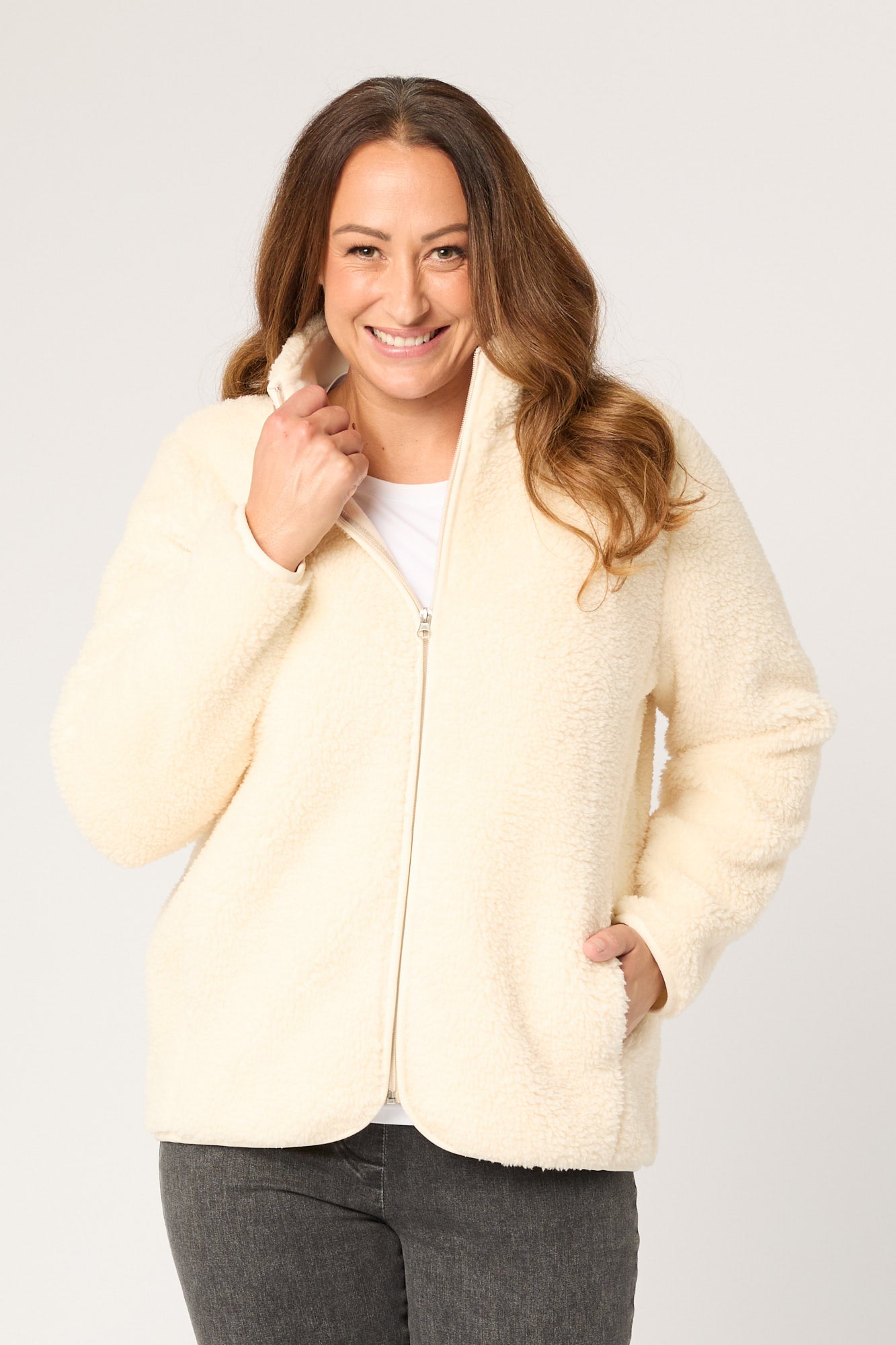CANICHE WARM ZIP UP JACKET