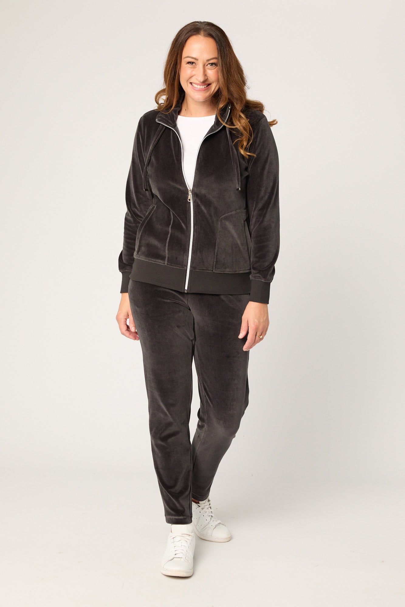 VANCE VELOUR ZIP UP JACKET 3 VANCE VELOUR ZIP UP JACKET
