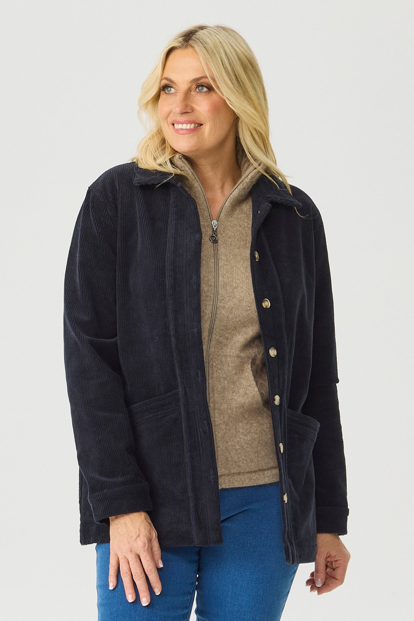 CADEL STRETCH CORD LONGLINE JACKET