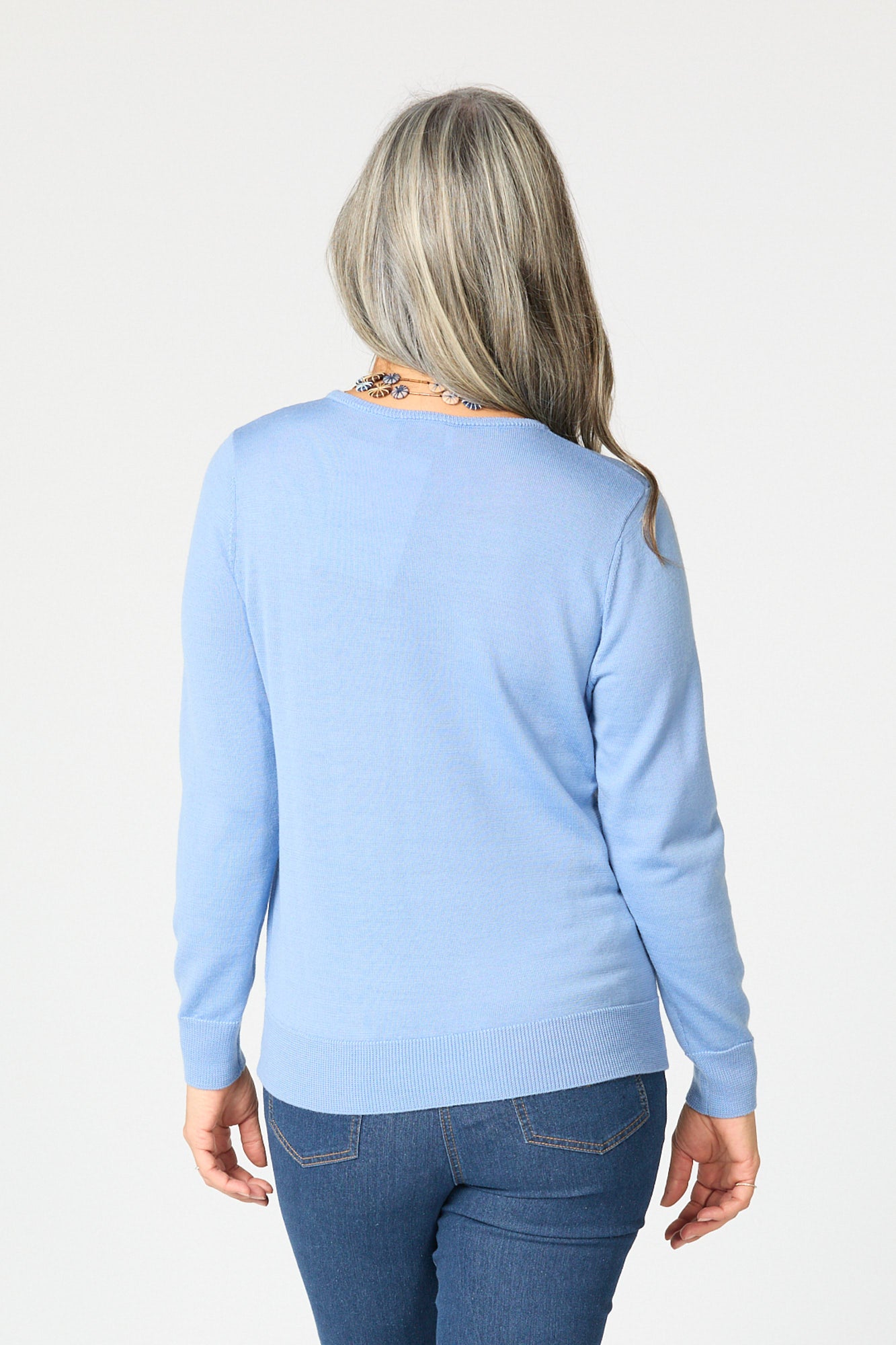 MELANIE MERINO WOOL CREW NK SWEATER 5 MELANIE MERINO WOOL CREW NK SWEATER