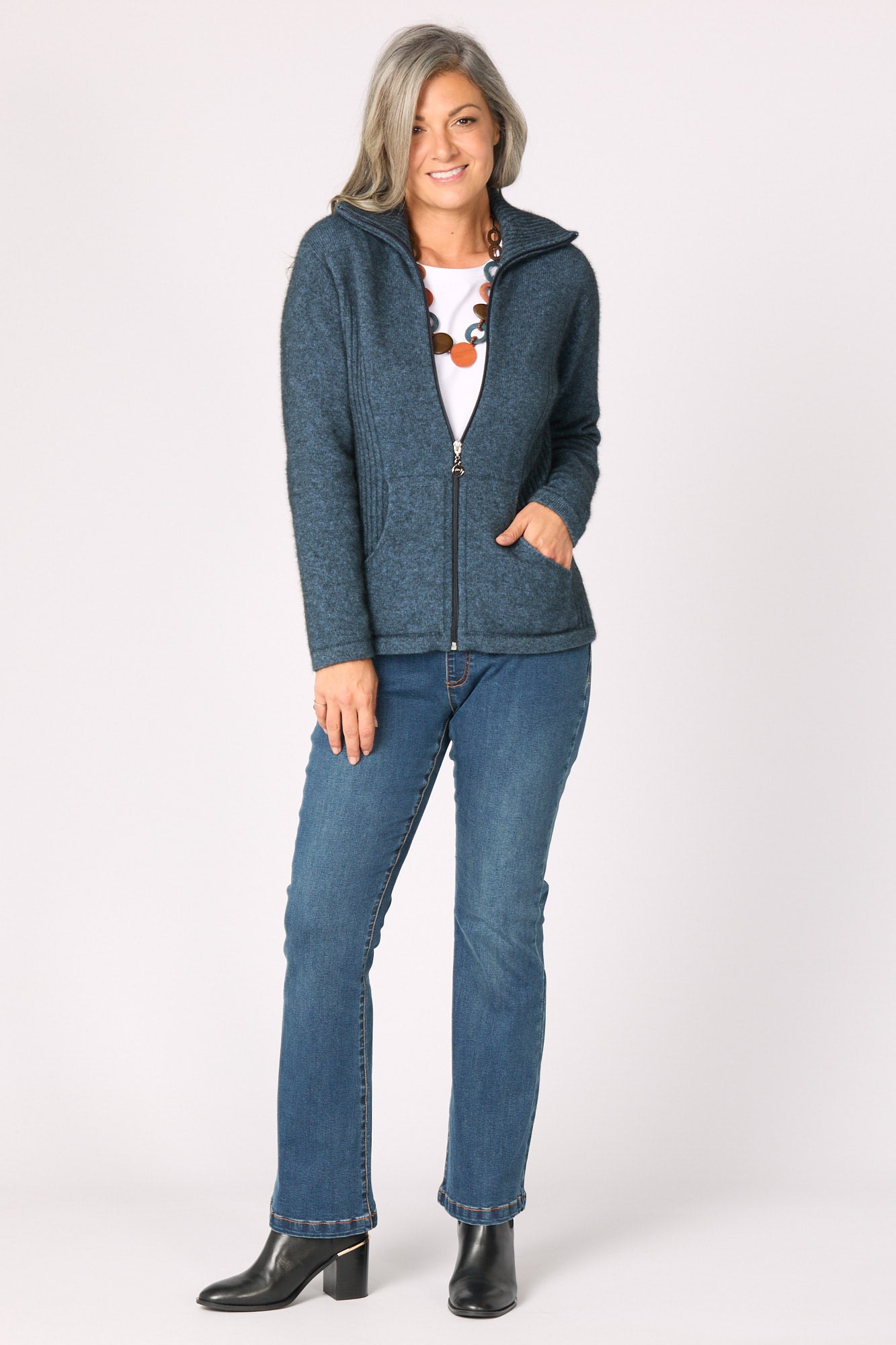 MARKET DAY POSSUM ZIP CARDIGAN 3 MARKET DAY POSSUM ZIP CARDIGAN