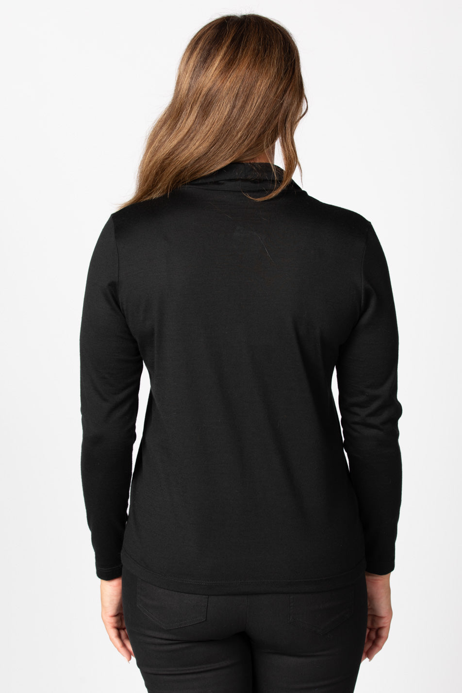 HEDRENA COWL NECK LONG SLEEVE TOP 6 HEDRENA COWL NECK LONG SLEEVE TOP