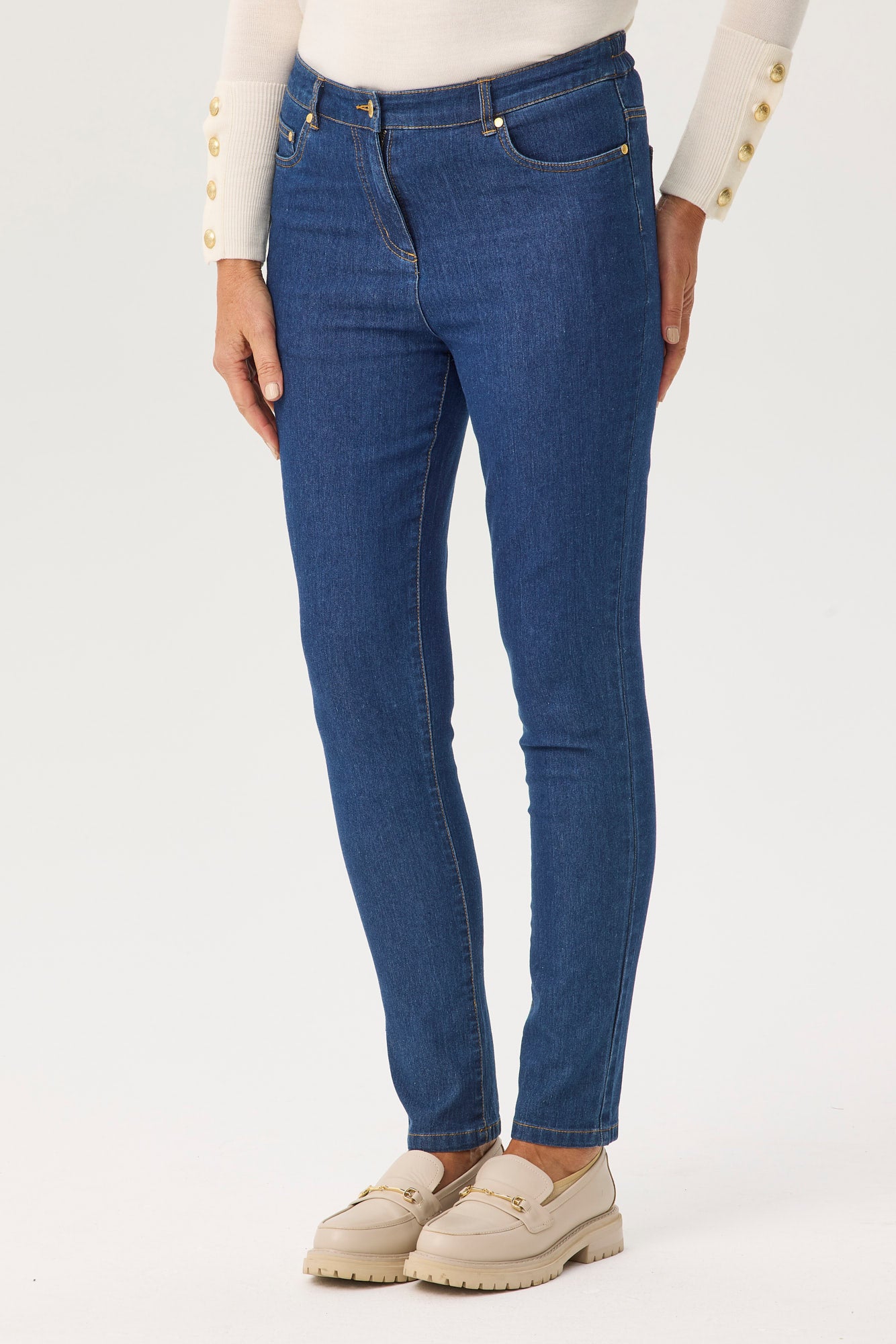 CODE ZIP FRONT NARROW LEG JEAN