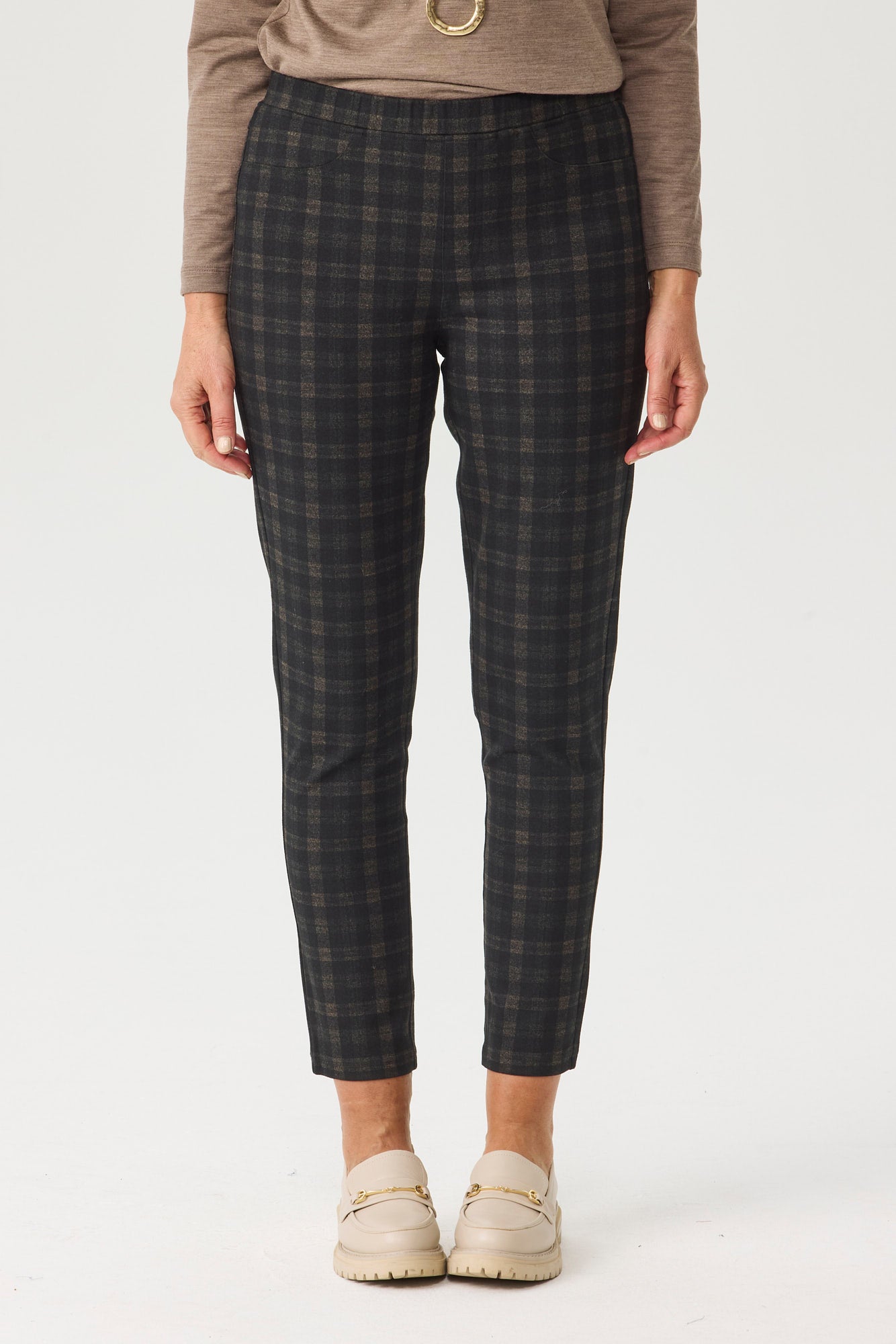 CAPLAN STRETCH CHECK WARM PANT