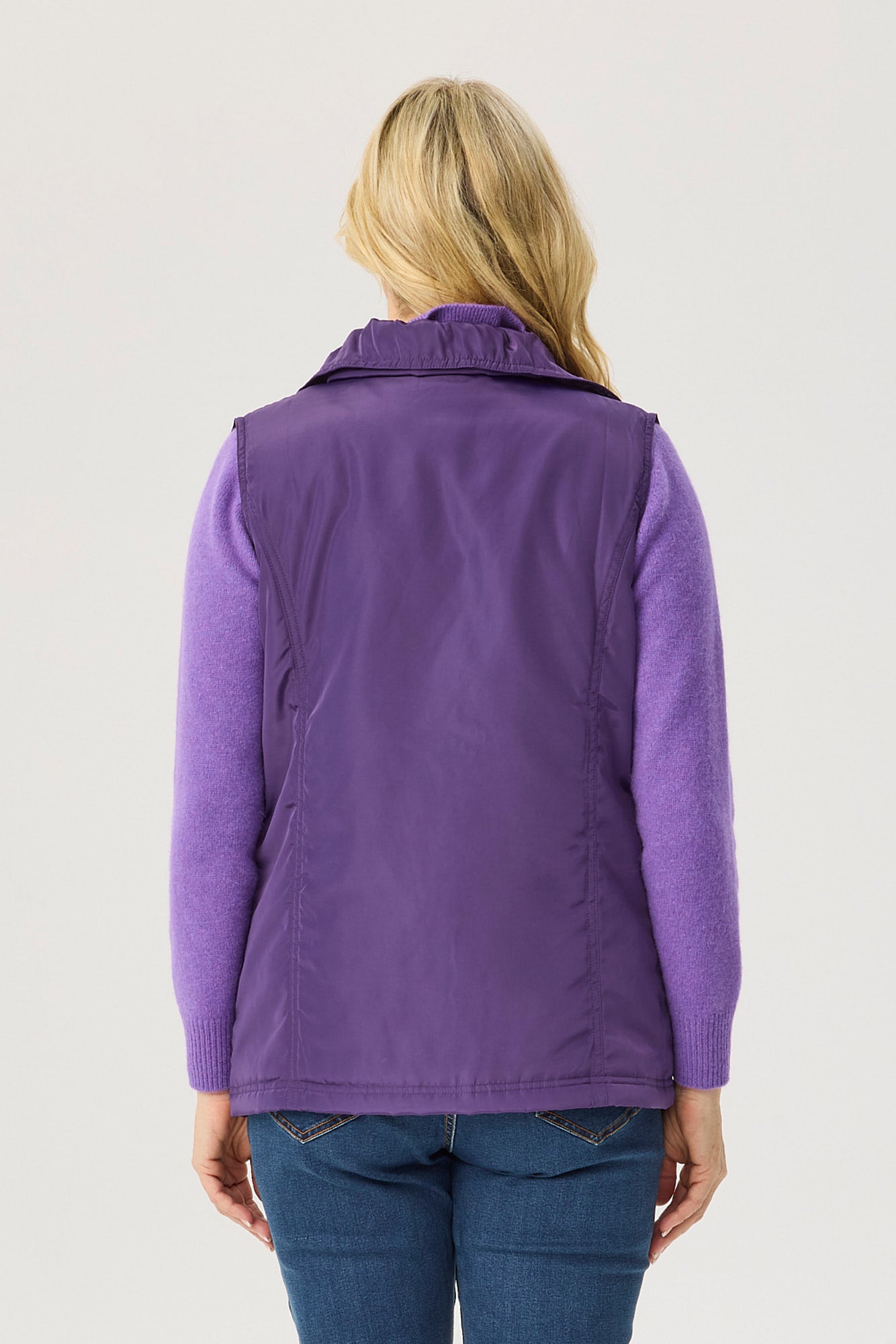 LAKESHORE ZIP UP RUCHED VEST 6 LAKESHORE ZIP UP RUCHED VEST