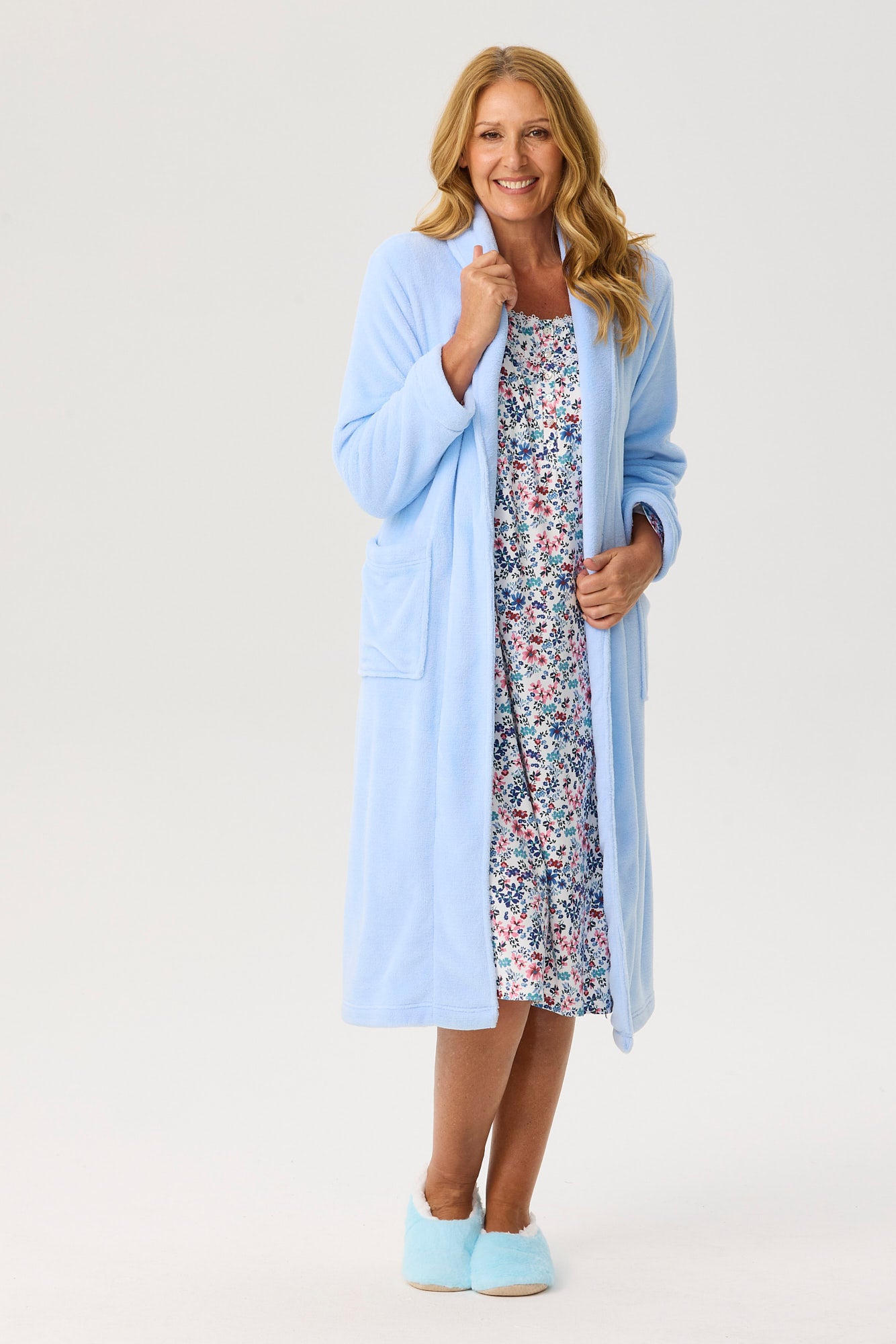 WRAP DRESSING GOWN 3 WRAP DRESSING GOWN