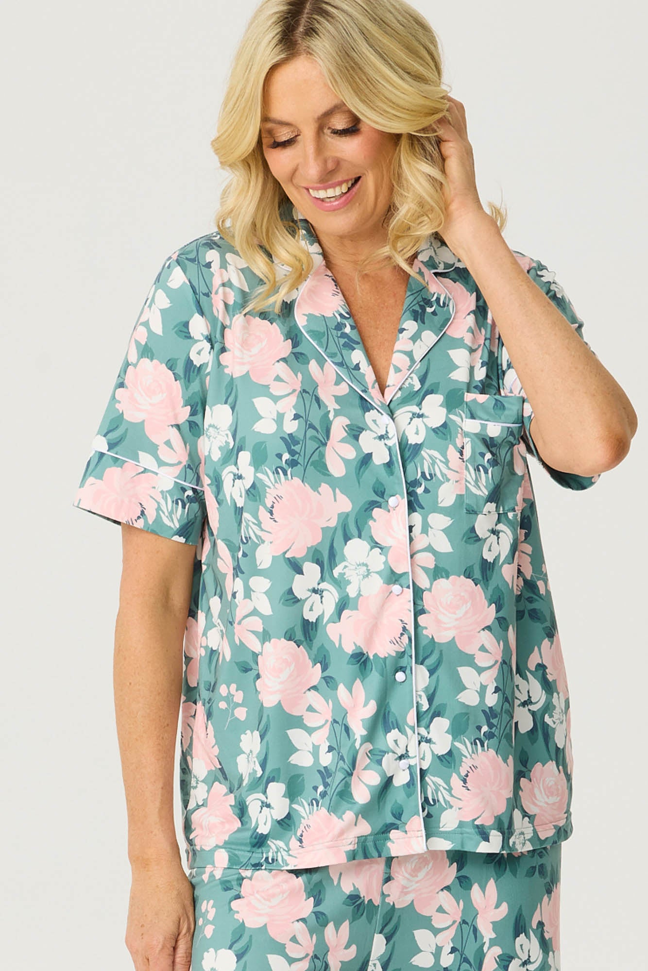 DULCET S/S CROP PANT PJ SET IN BAG 4 DULCET S/S CROP PANT PJ SET IN BAG