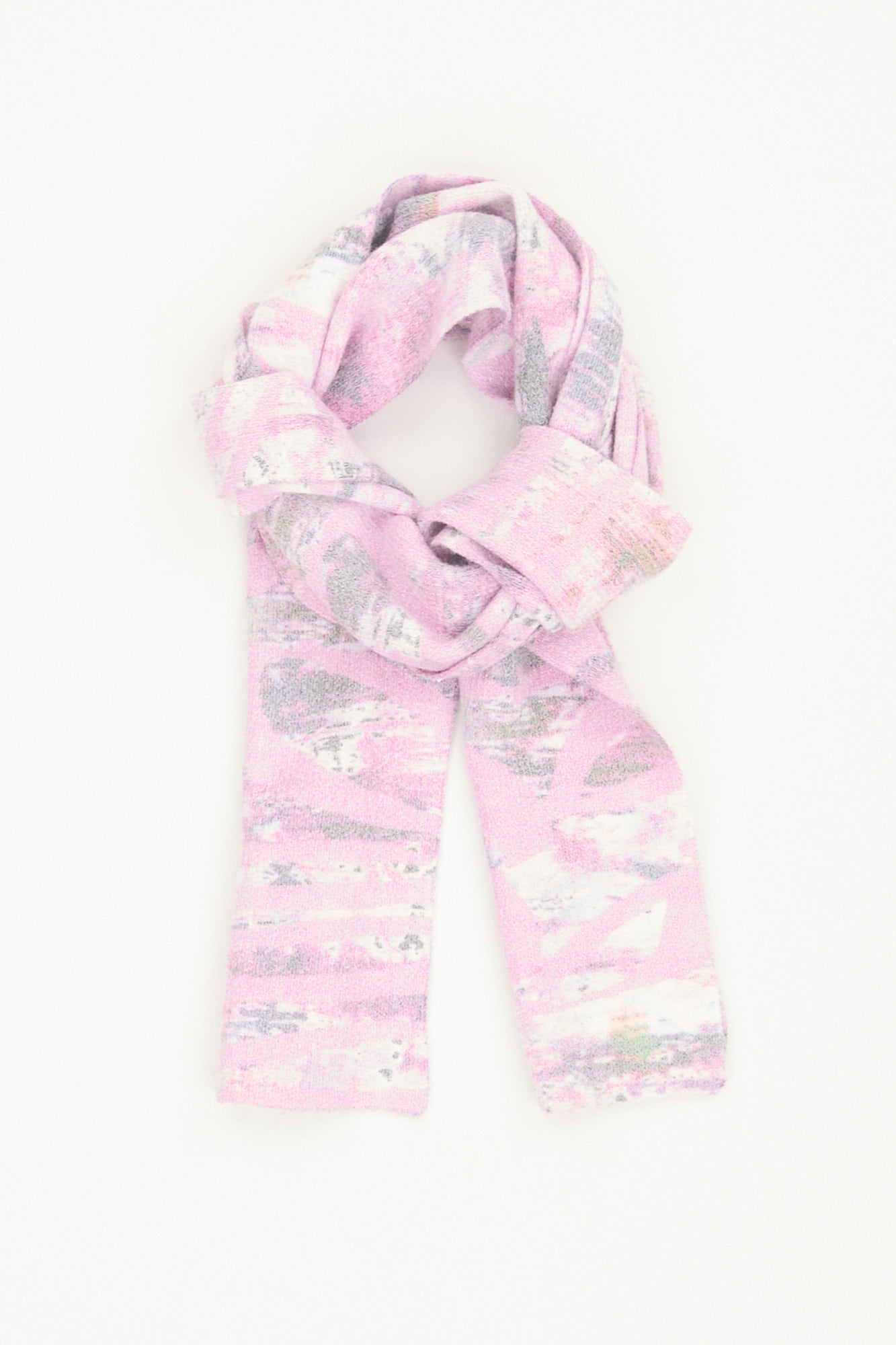 JACINTA PRINT KNIT SCARF
