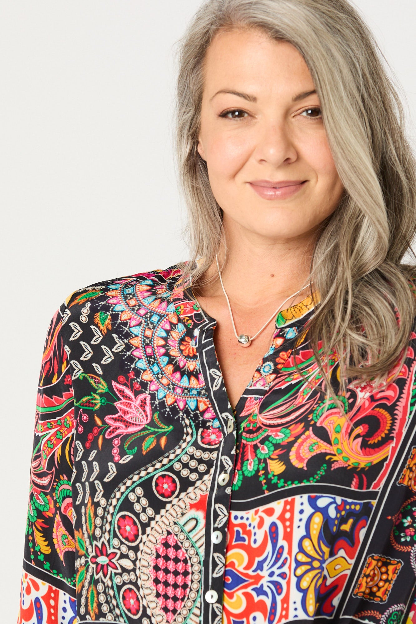TIGGY 3/4 SLV POPOVER TUNIC TOP 4 TIGGY 3/4 SLV POPOVER TUNIC TOP