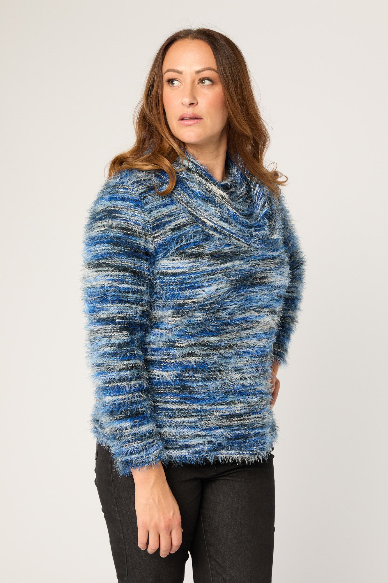 ZHIVAGO COWL NECK TOP