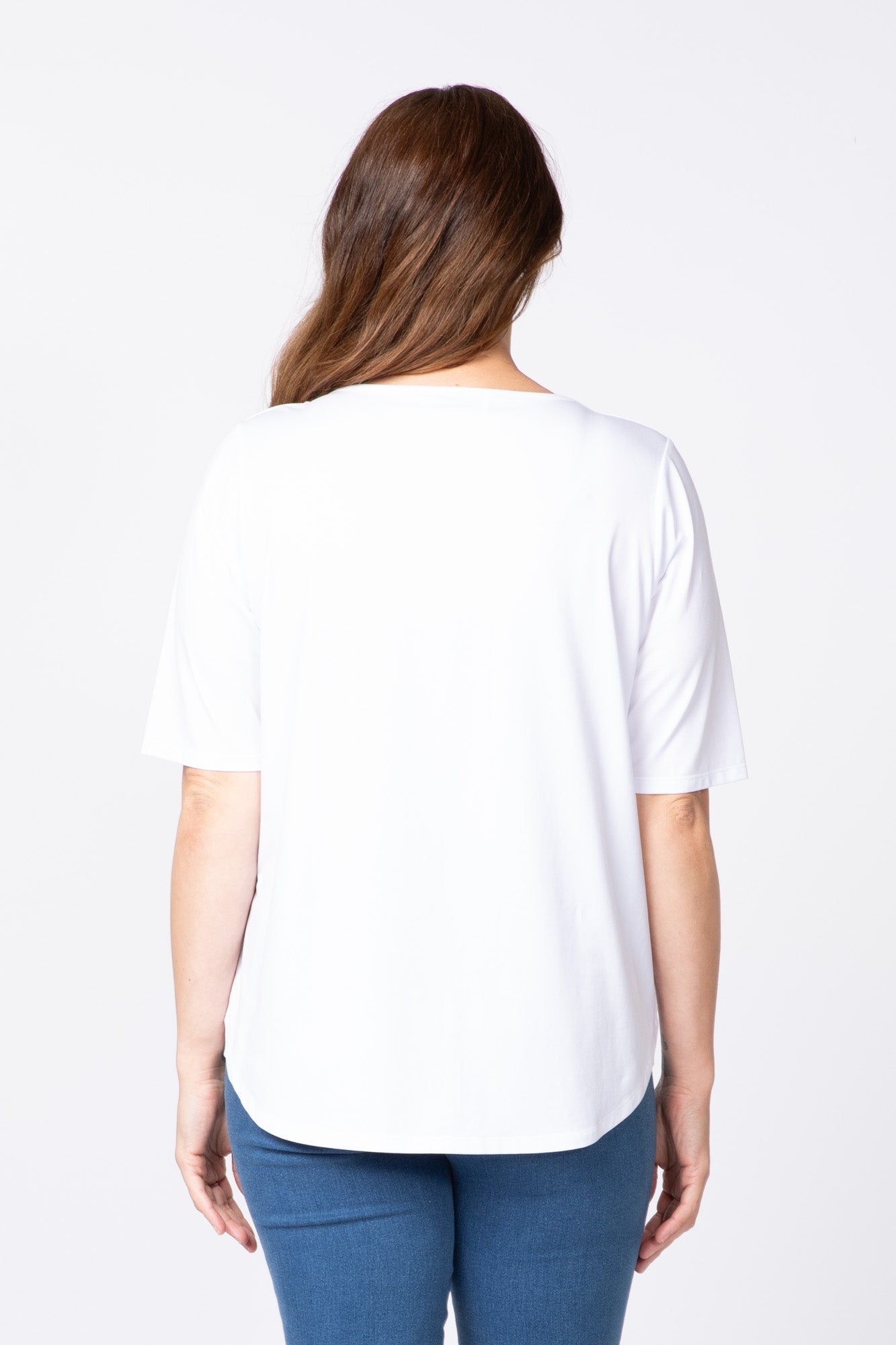 RECREATION BOAT NECK ELBOW SLV TOP 6 RECREATION BOAT NECK ELBOW SLV TOP