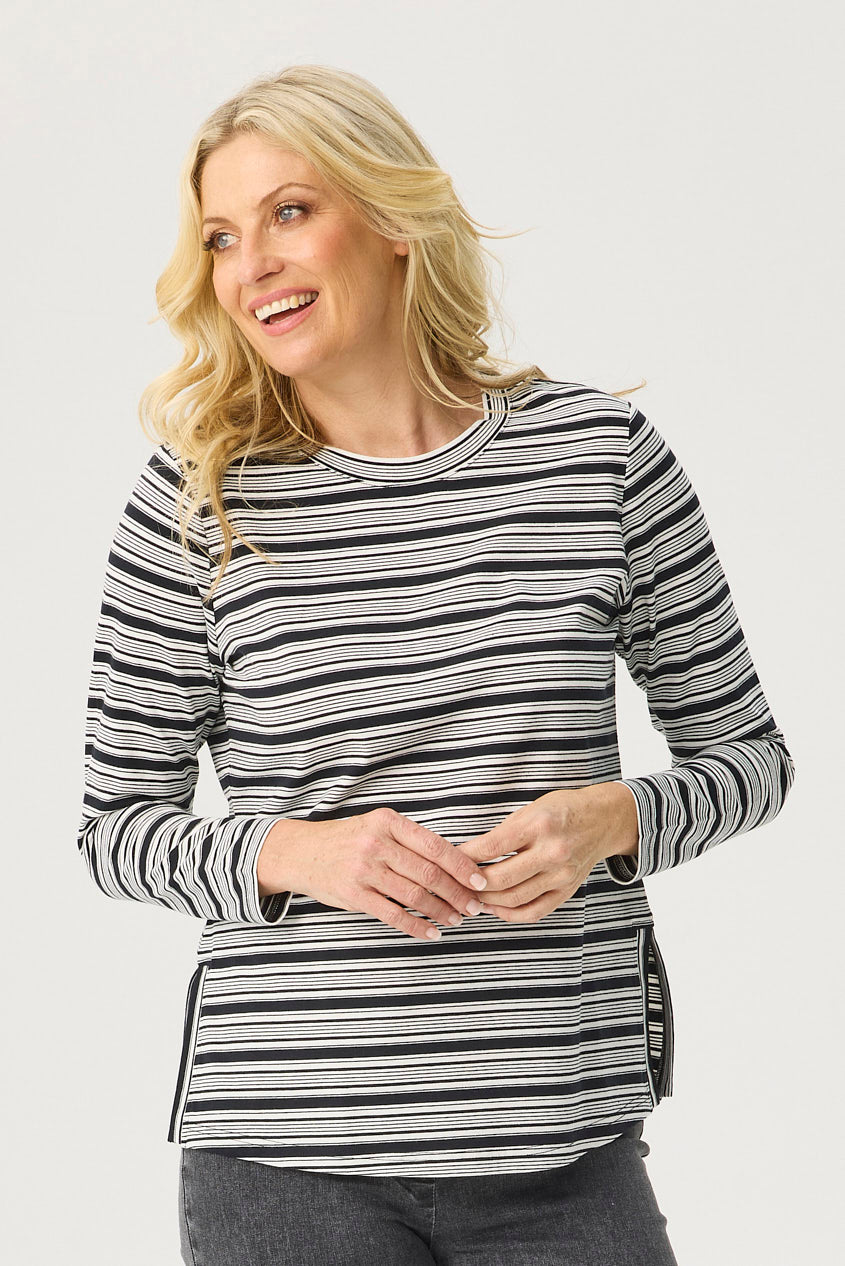 KIT STRIPE L/SLV TOP