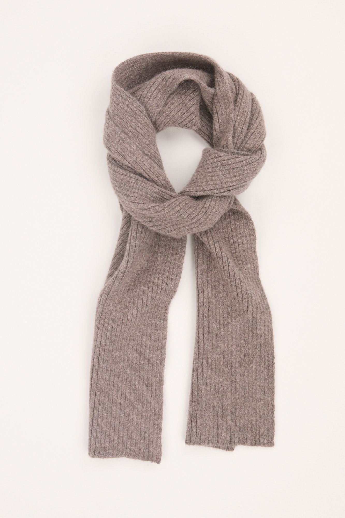 PLAIN RIB SCARF