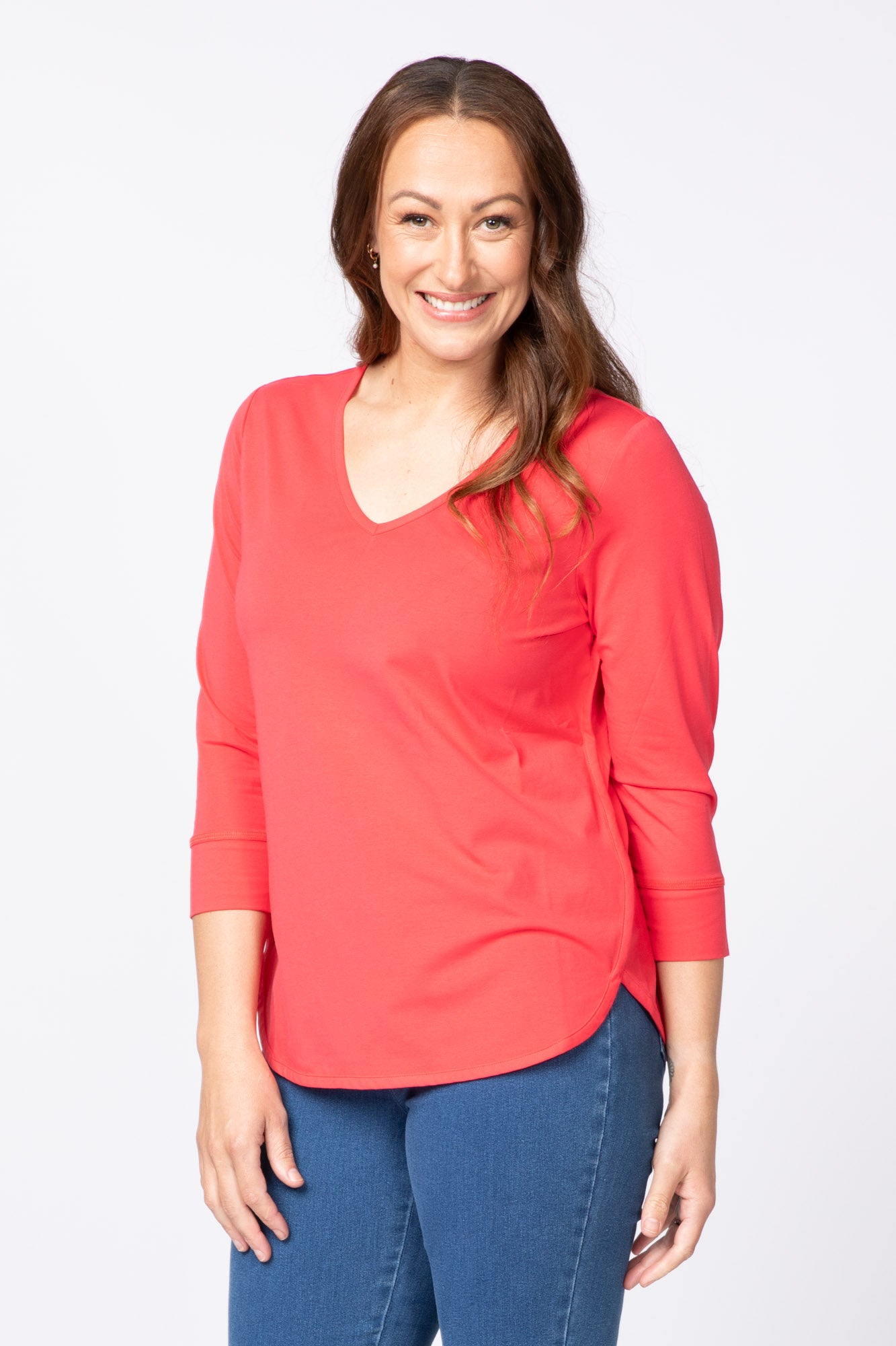 ETERNITY V-NECK 3/4 SLV TOP 4 ETERNITY V-NECK 3/4 SLV TOP