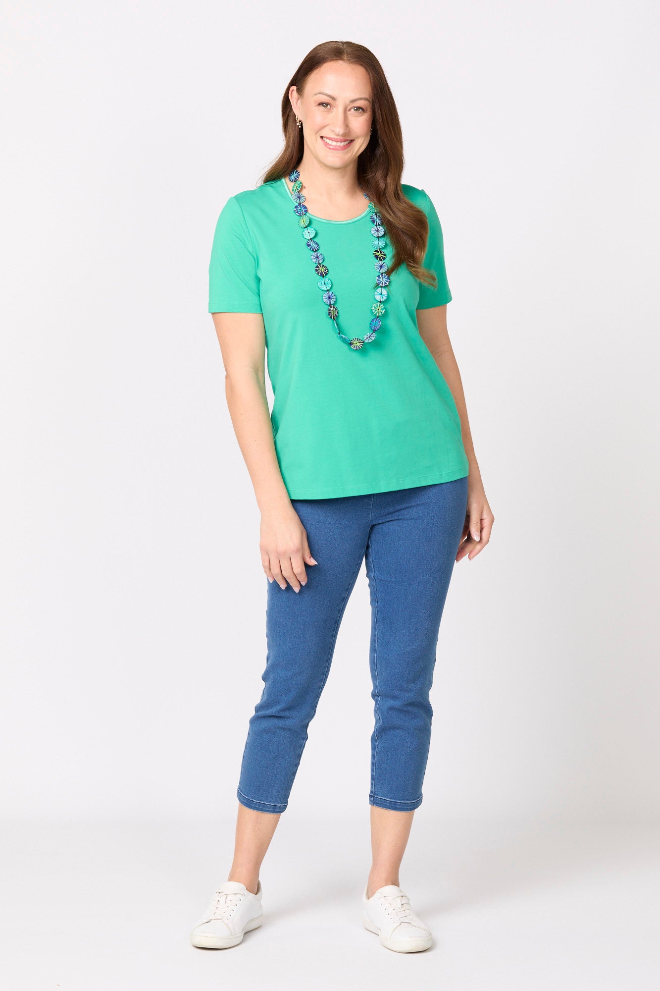 EVERYDAY RIBBON TRIM S/SLV TEE 3 EVERYDAY RIBBON TRIM S/SLV TEE