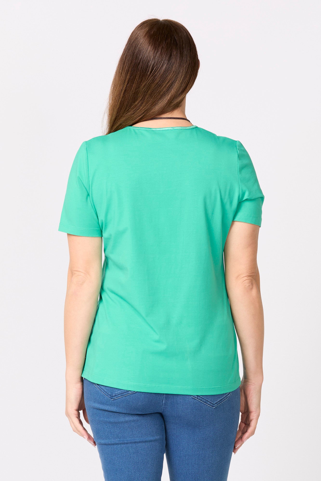 EVERYDAY RIBBON TRIM S/SLV TEE 5 EVERYDAY RIBBON TRIM S/SLV TEE