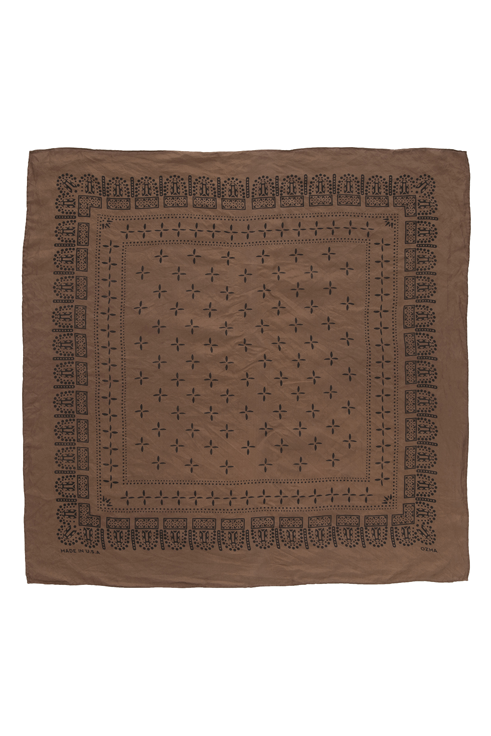 1930s Bandana, Regen Silk, Cedar