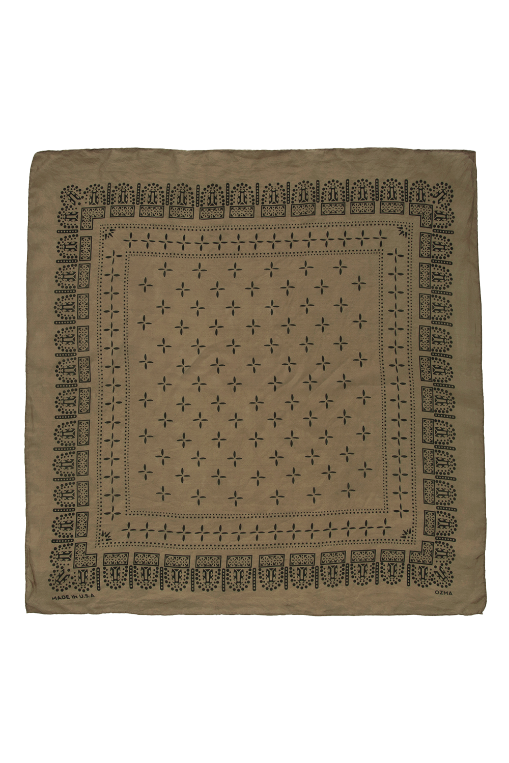 1930s Bandana, Regen Silk, Oak
