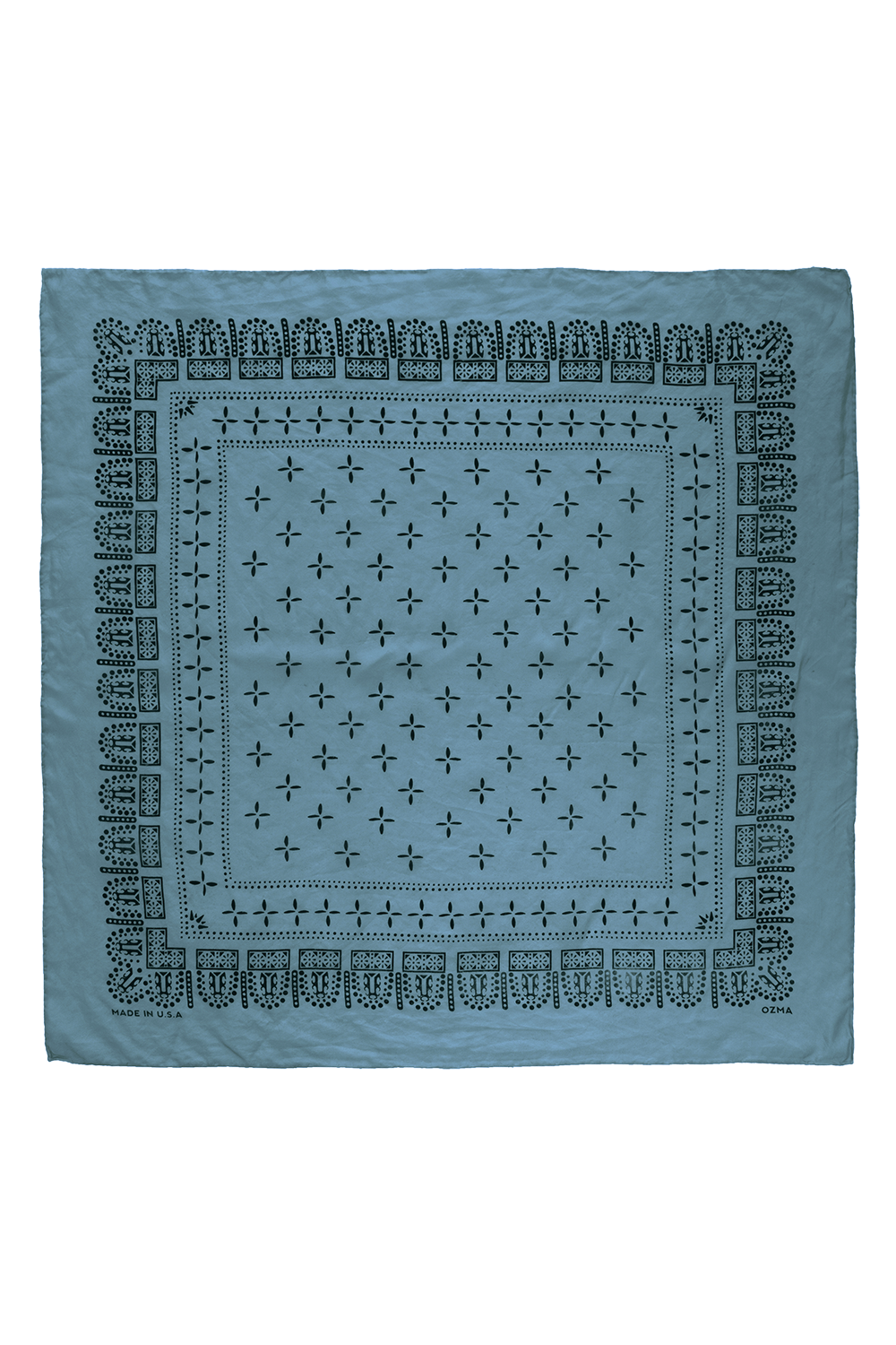 1930s Bandana, Regen Silk, Blue Jean
