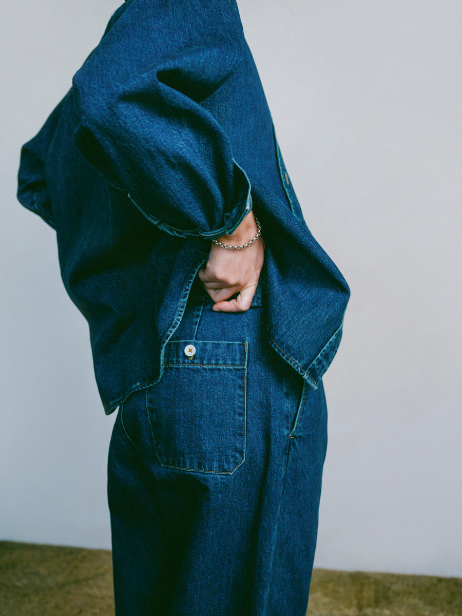 Marcie Shirt, Tencel Denim, Vintage Dark 5 Marcie Shirt, Tencel Denim, Vintage Dark